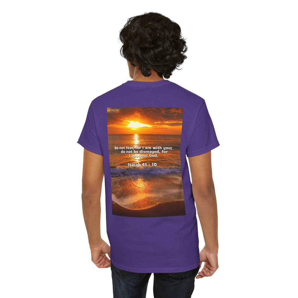 Bible Verse Unisex Tee -  Isaiah 41 : 10 Printify