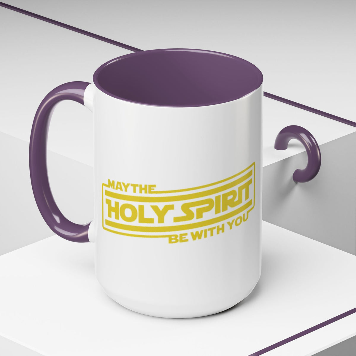 May the Holy Spirit Be With You Coffee Mug — Christian Star Wars Parody (11/15 oz) Printify