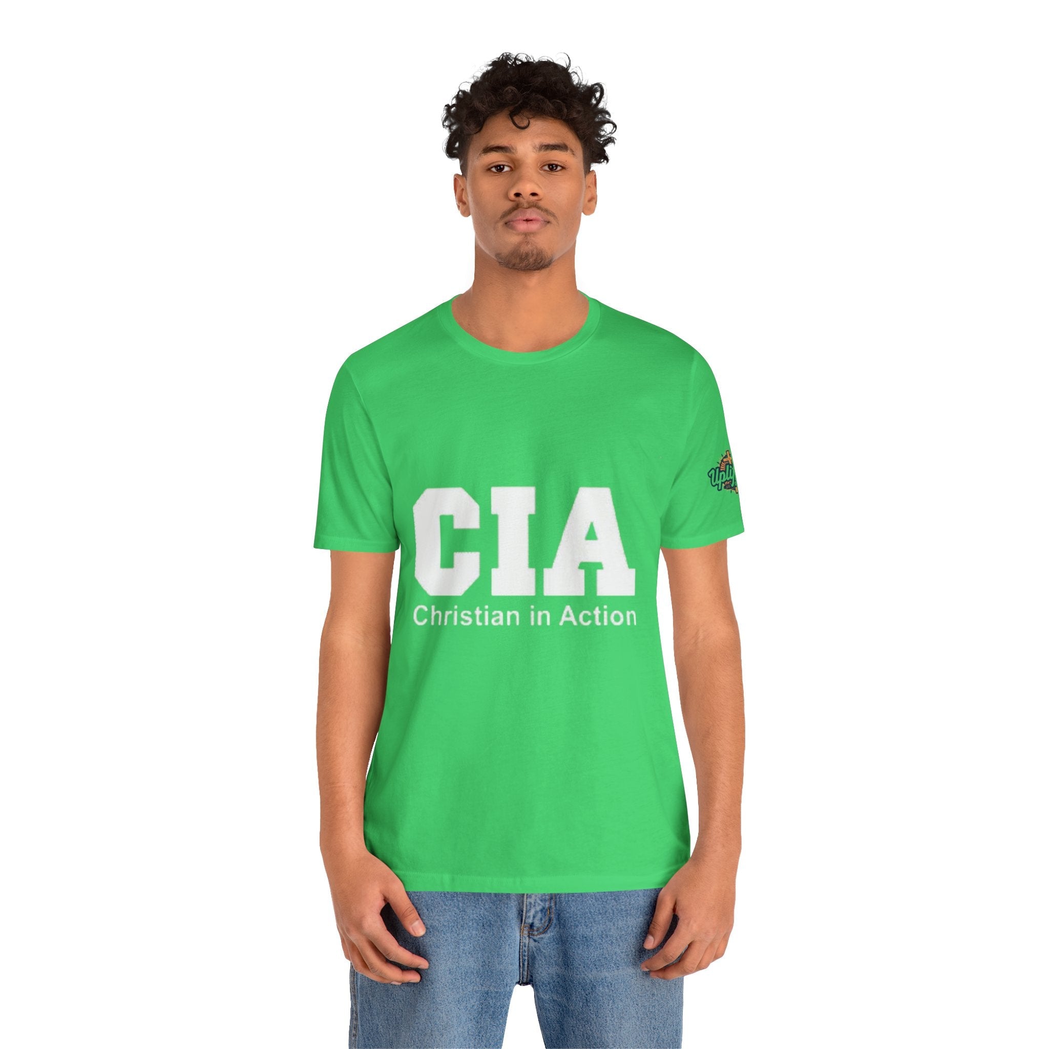 CIA Christian in Action T-shirt - Funny Faith Parody T-shirt - Mission Ready Apparel Printify