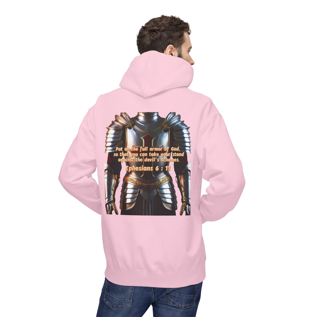 Hoodie - Ephesians 6:11 Bible Verse Religious Design Printify