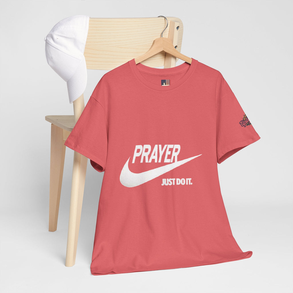 Prayer Just Do It T-shirt - Funny Christian Nike Parody T-shirt - Faith Gear Printify