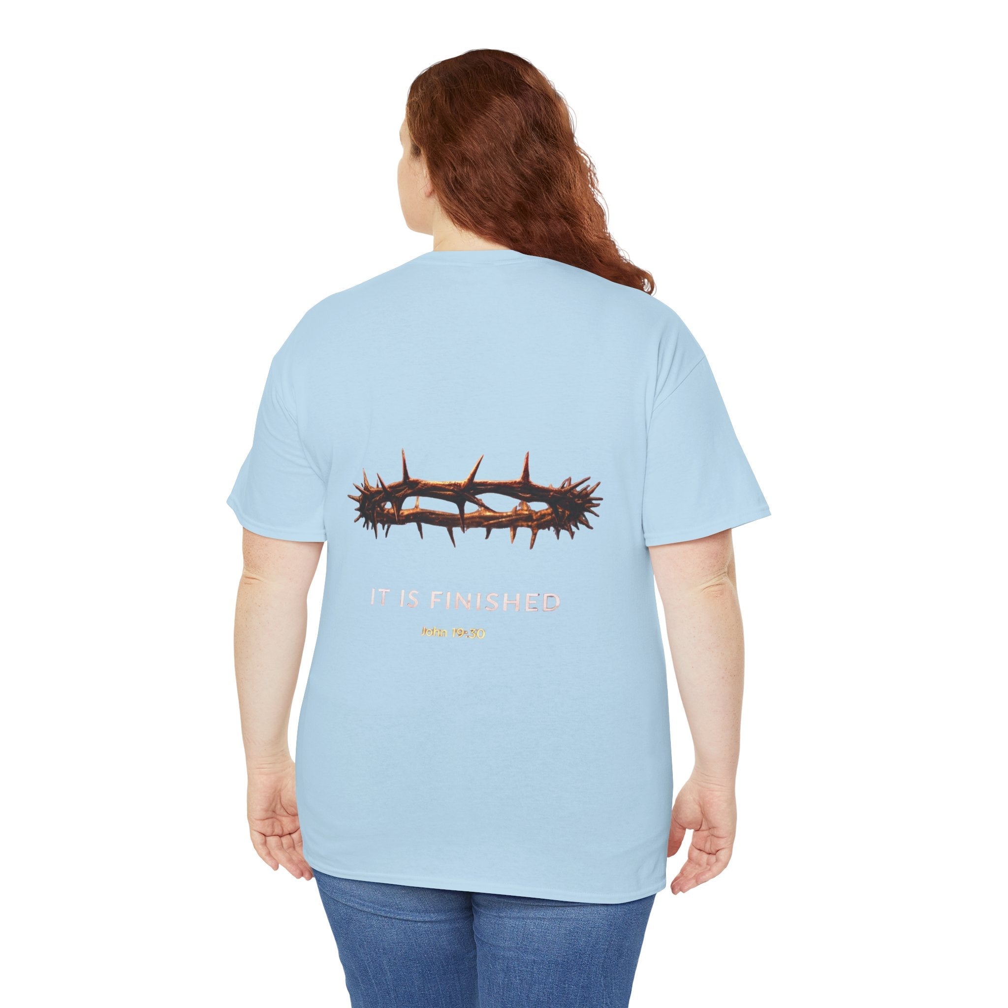 It Is Finished Crown of Thorns Tee — Christian John 19:30 Faith Shirt Printify