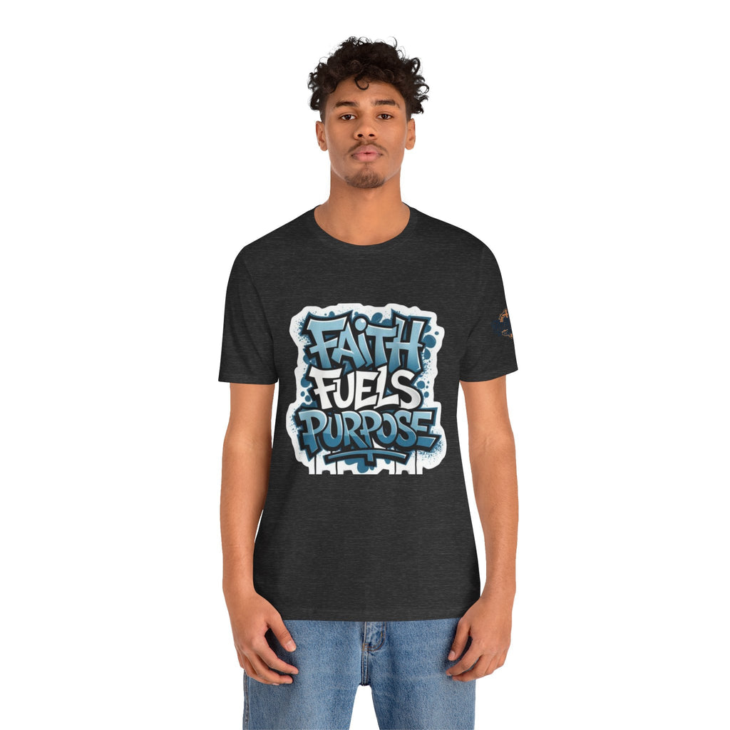 Faith Fuels Purpose T-shirt – Inspirational Christian T-shirt for Divine Drive & Unstoppable Belief Printify