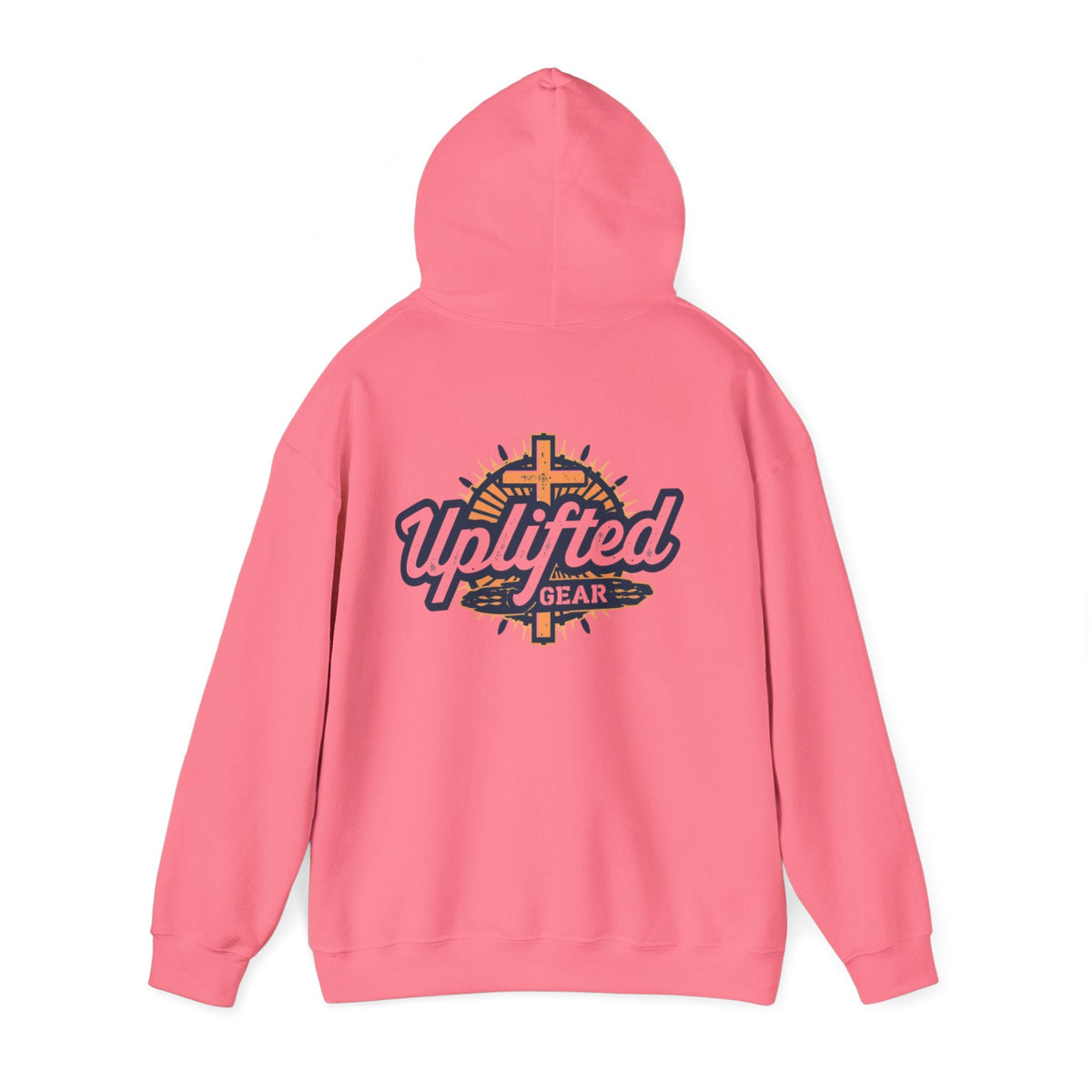 Uplifted Gear Christian Hoodie – Bold Logo Faith Hoodie for Inspired Living Printify