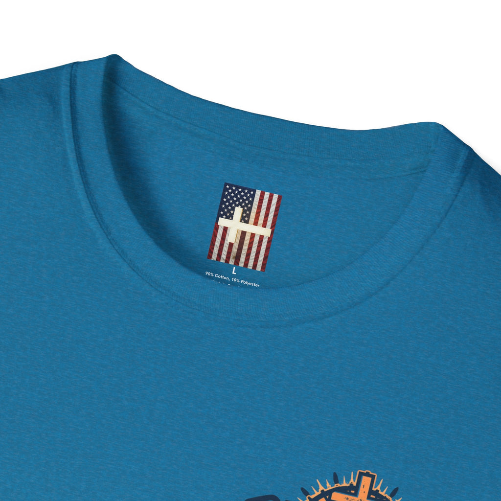 Stand for the Flag Kneel for the Cross T-shirt | Patriotic Eagle T-shirt Printify