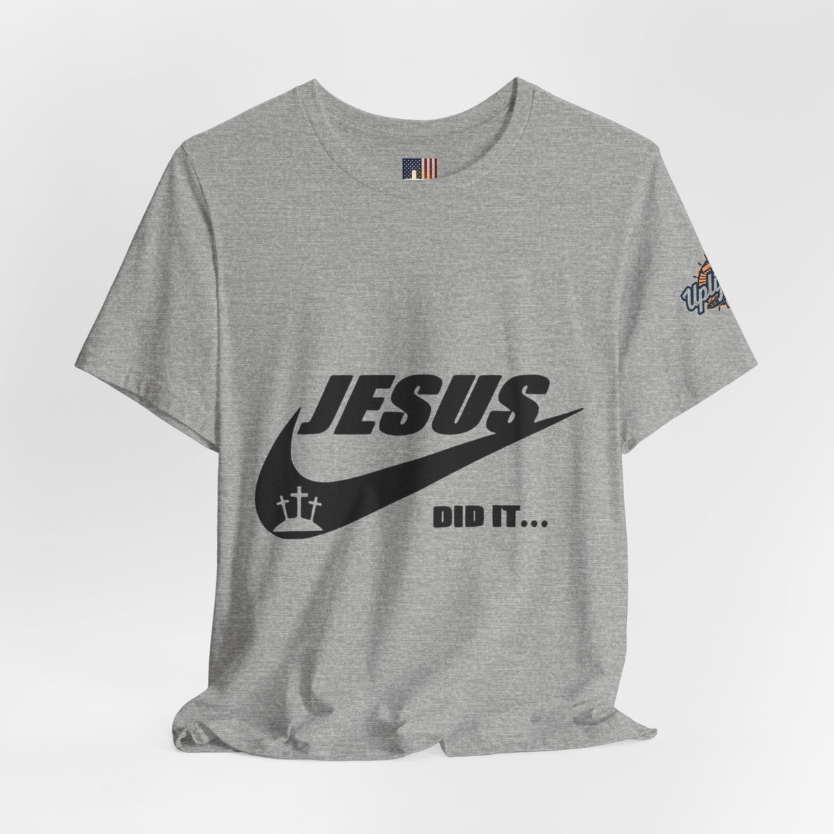 Jesus Did It T-shirt - Funny Christian Parody T-shirt - Faith & Victory Apparel Printify