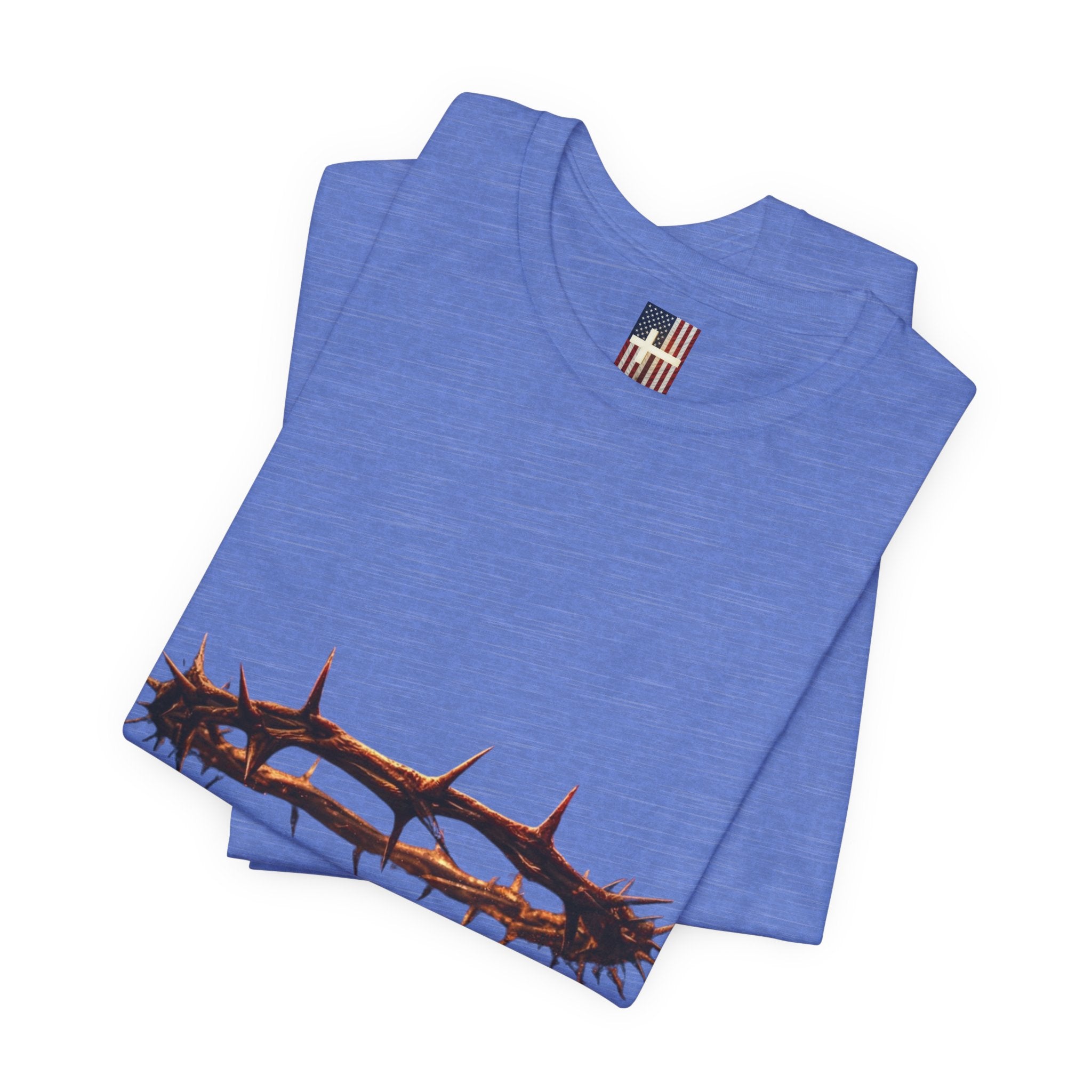 It Is Finished Crown of Thorns Tee — Christian John 19:30 Faith Shirt Printify