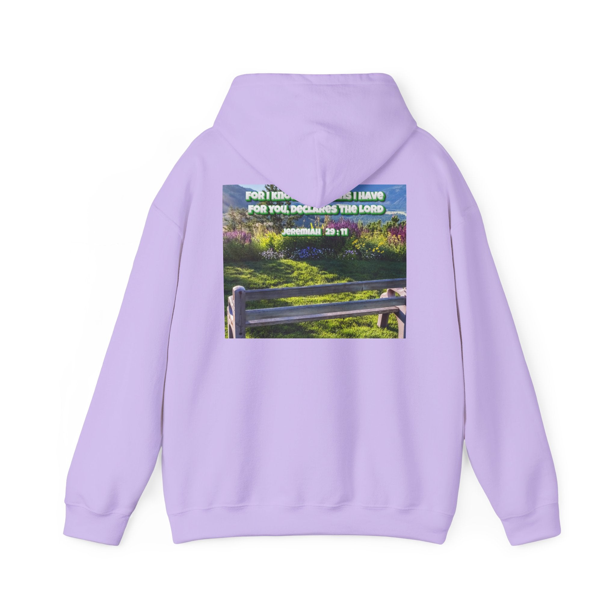Bible Verse Unisex Heavy Blend™ Hooded Sweatshirt - Jeremiah 29 : 11 Printify