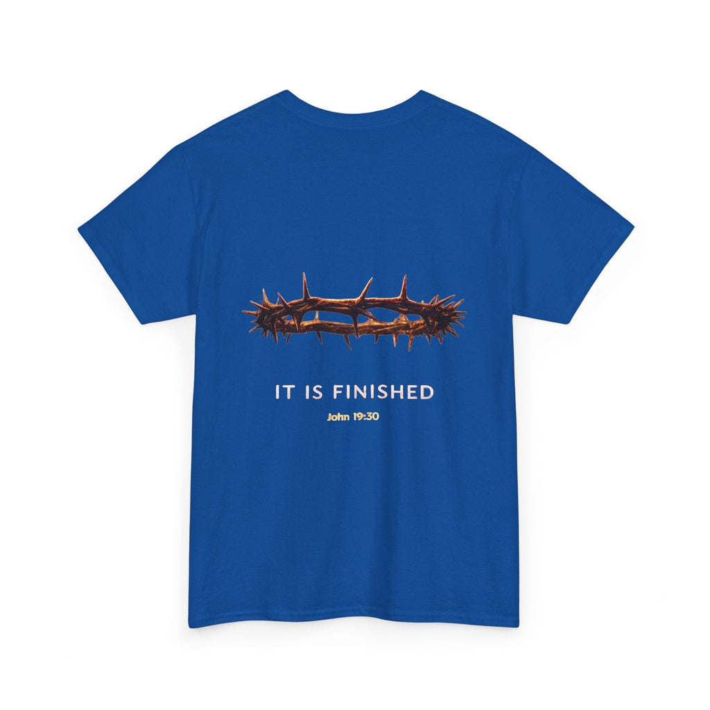 It Is Finished Crown of Thorns Tee — Christian John 19:30 Faith Shirt Printify