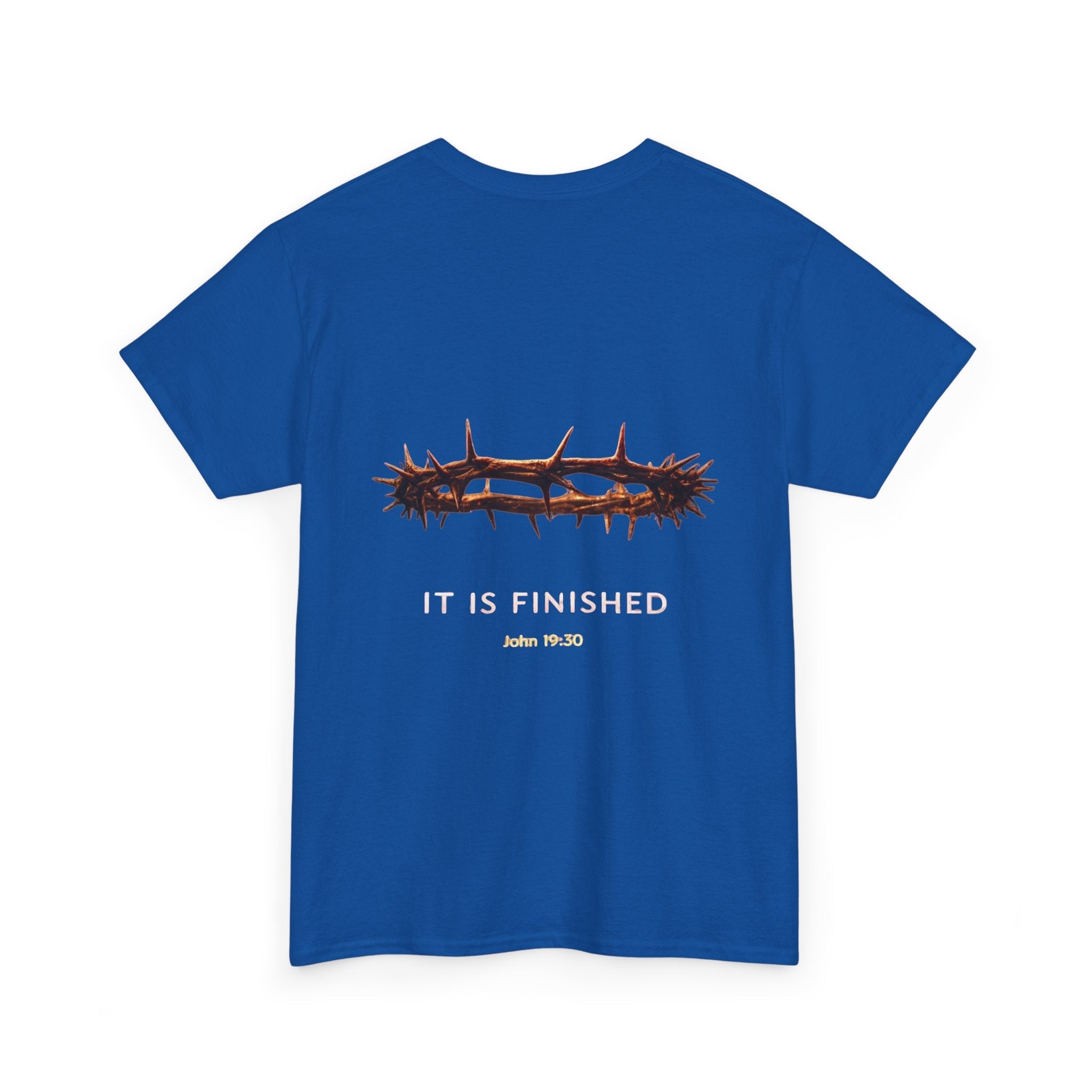 It Is Finished Crown of Thorns Tee — Christian John 19:30 Faith Shirt Printify
