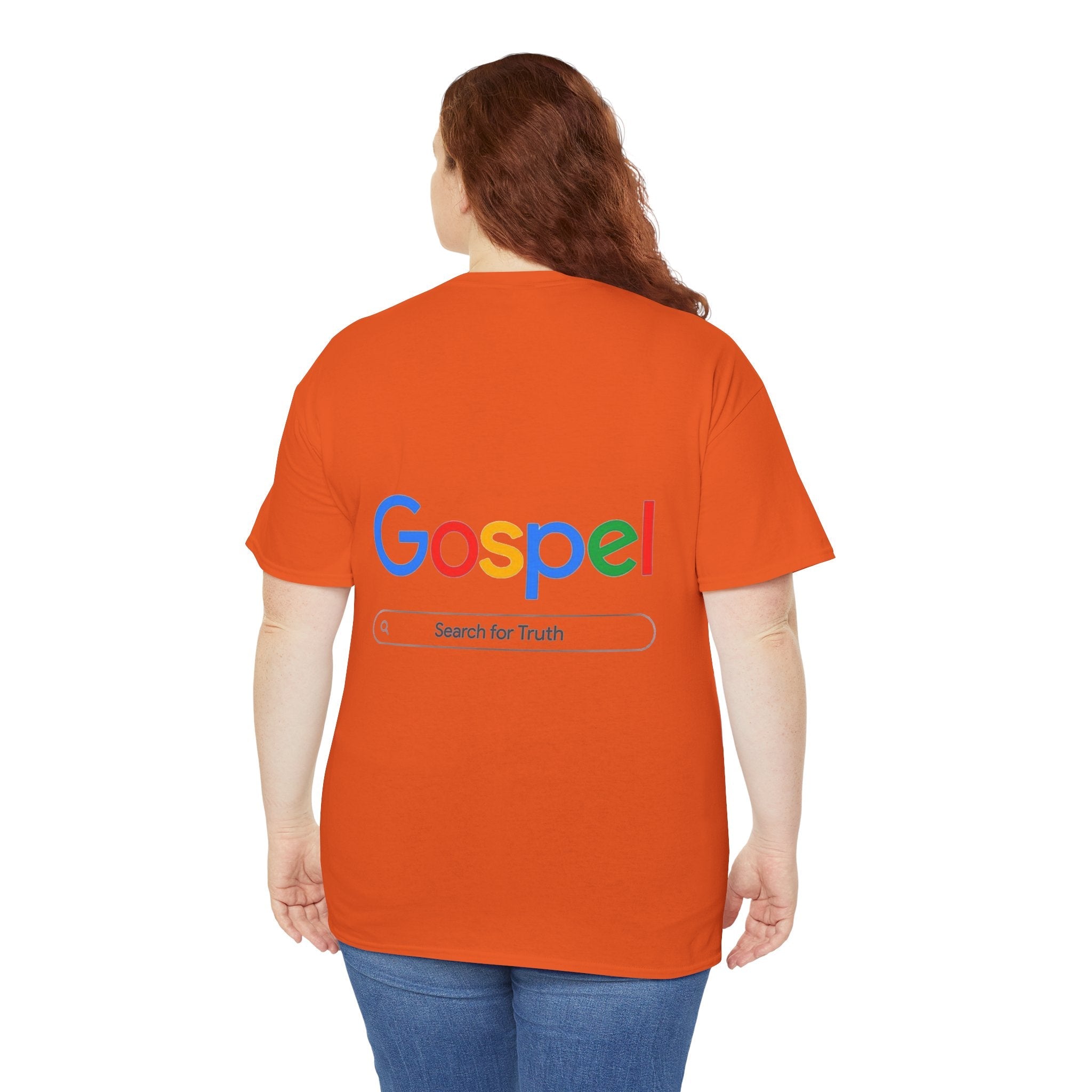 Gospel Graphic Tee — "Gospel" Colorful Logo Christian T-Shirt Printify