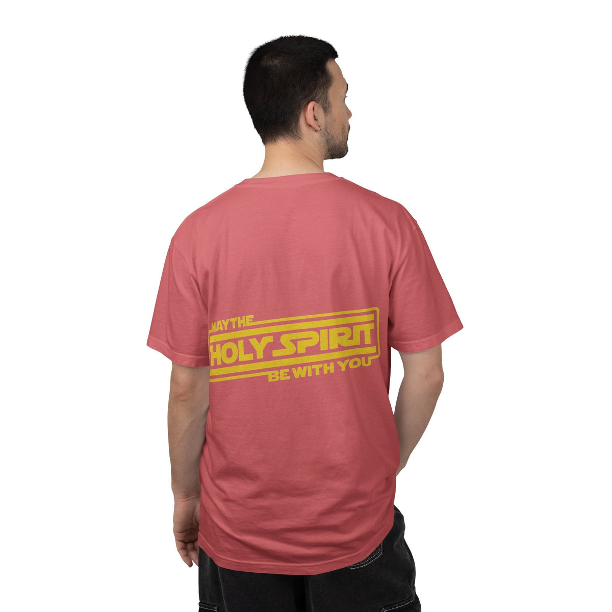 May the Holy Spirit Be With You T-shirt - Christian Star Wars Parody T-shirt Printify