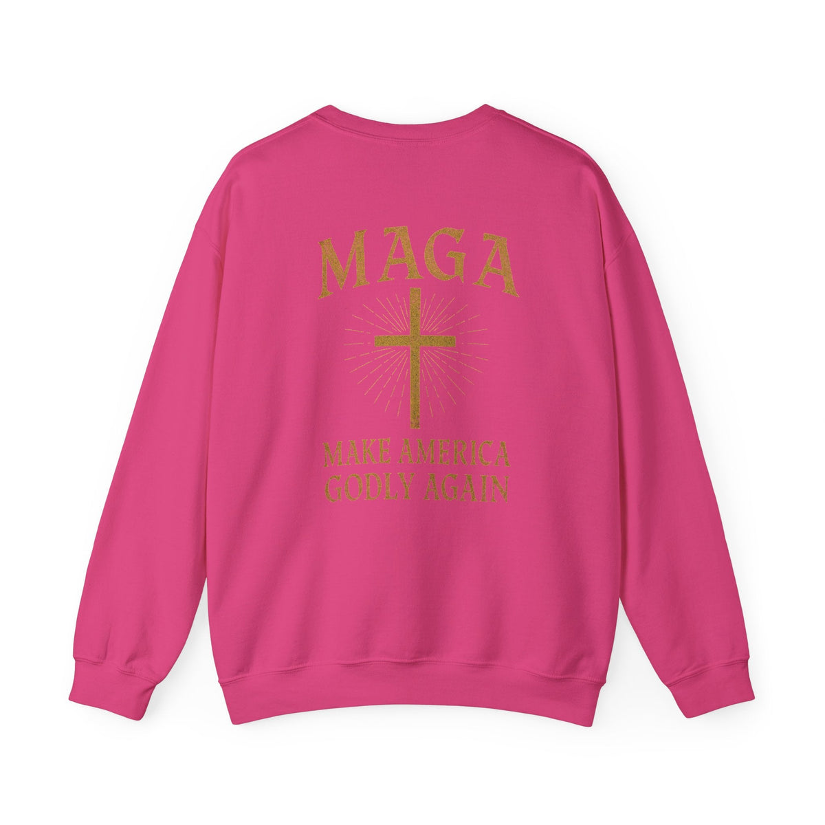 Make America Godly Again Sweatshirt – MAGA Christian Patriotic Hoodie for Faith & Freedom Printify