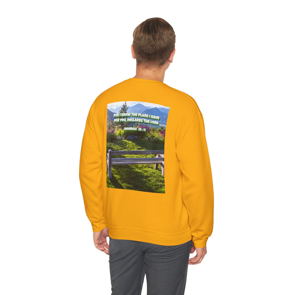 Bible Verse Unisex Heavy Blend™ Crewneck Sweatshirt -  Jeremiah 29 : 11 Printify
