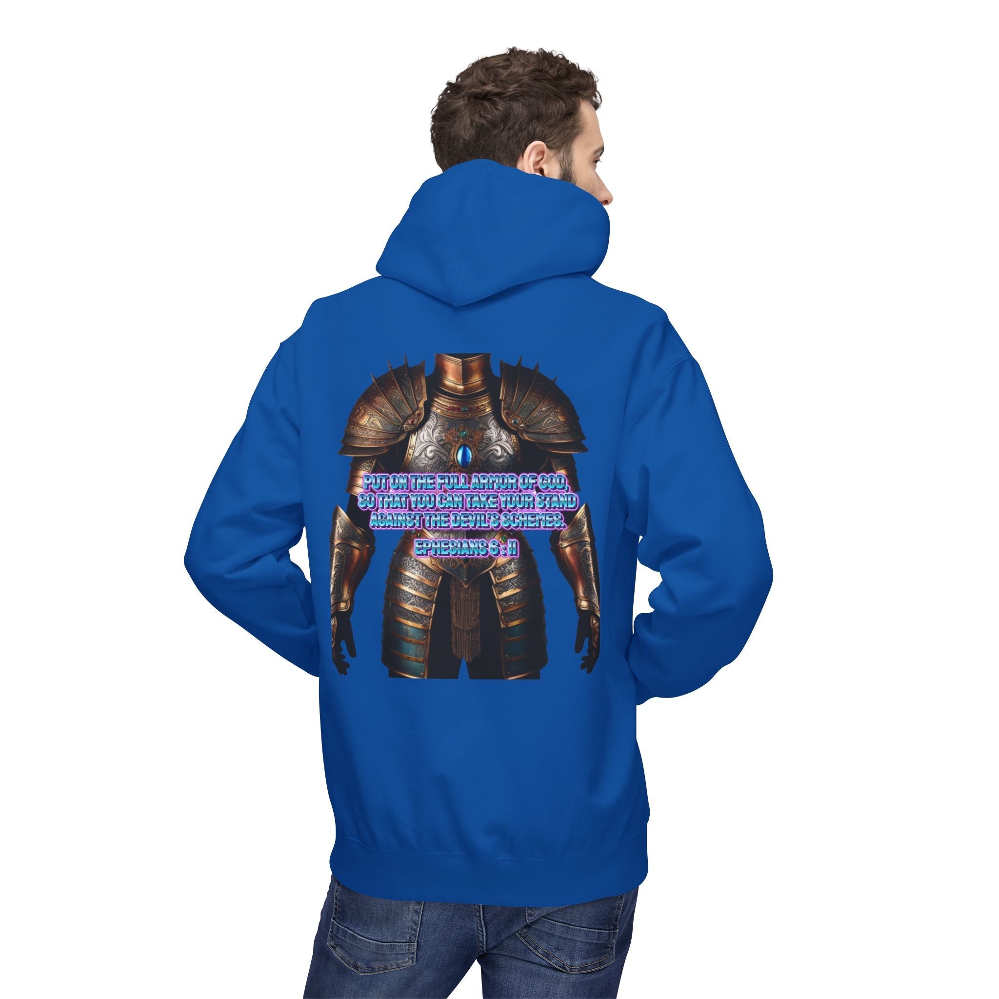Hoodie - Ephesians 6:11 Bible Verse Religious Design Printify