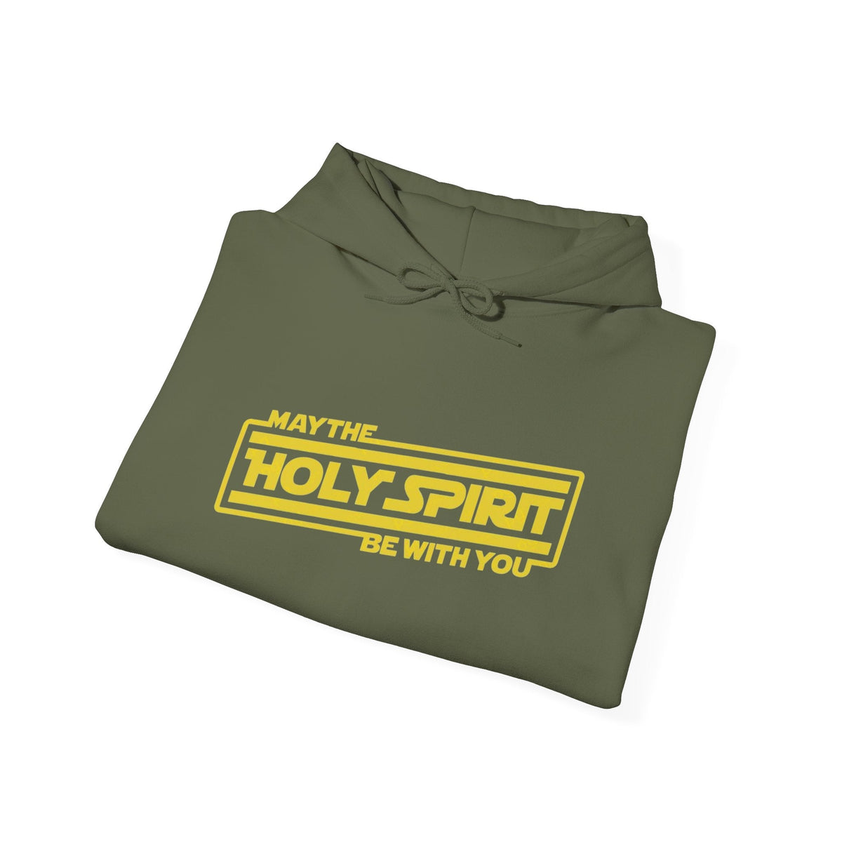 May the Holy Spirit Be With You Hoodie - Christian Star Wars Parody Hoodie Printify