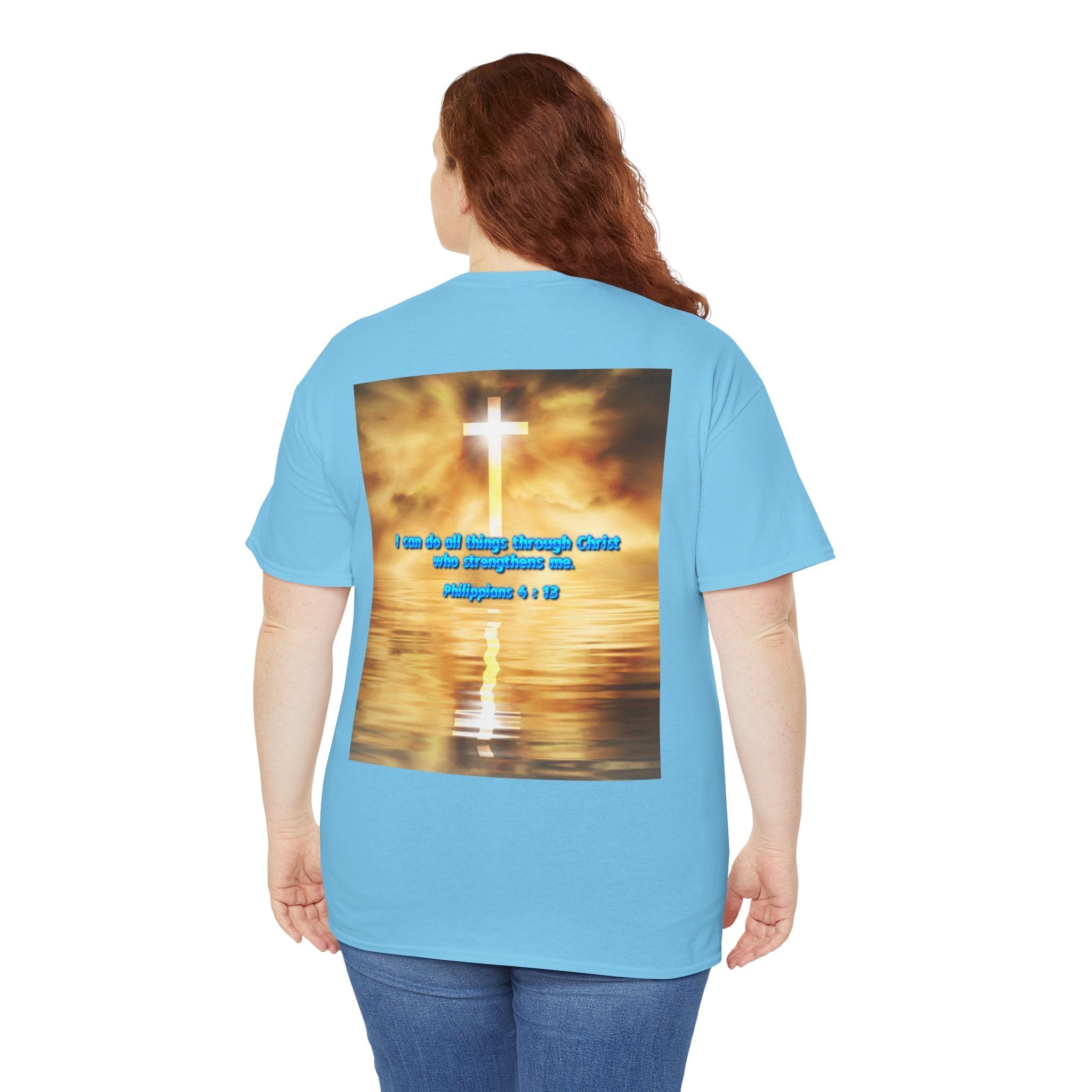 Bible Verse Unisex Tee - Philippians 4 : 13 Printify
