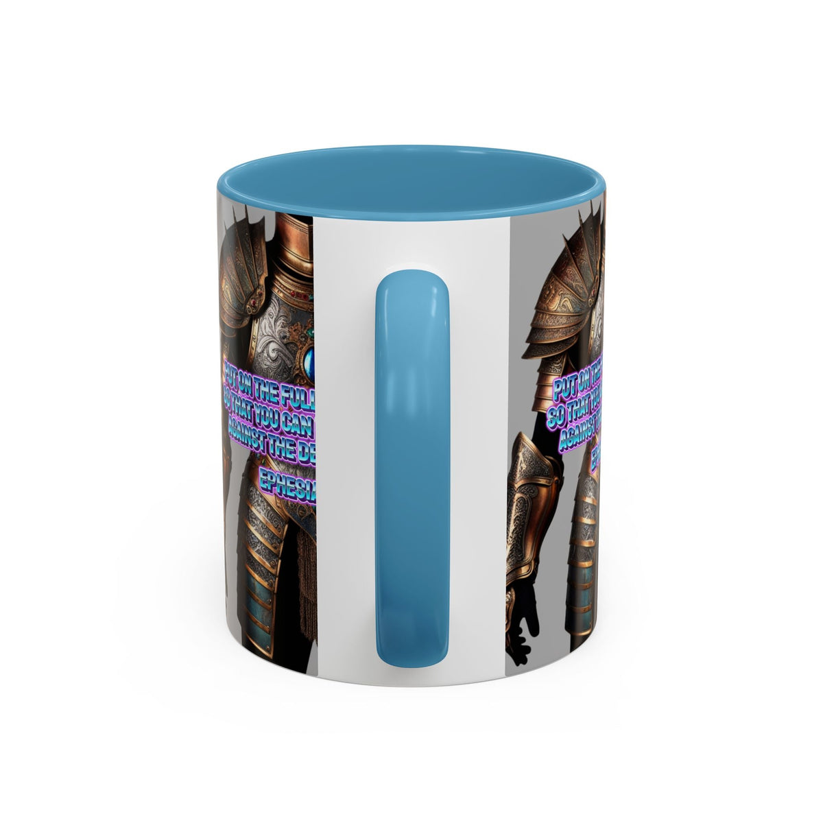 Religious Graphic Armor Of God Design - Accent Coffee Mug (11, 15oz) Printify