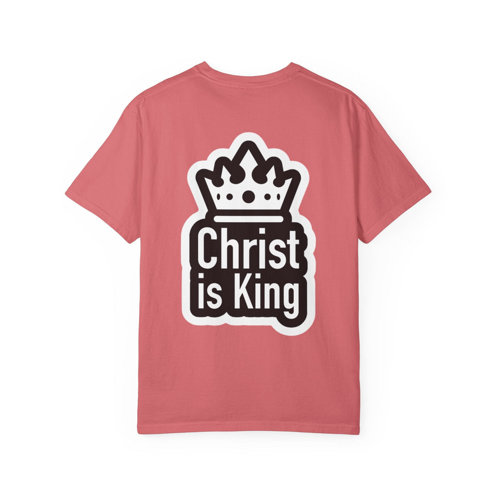 Christ is King T-Shirt – Bold Crown & Cross Christian Tee for Unashamed Faith Printify