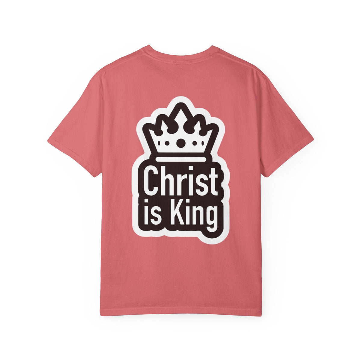 Christ is King T-Shirt – Bold Crown & Cross Christian Tee for Unashamed Faith Printify