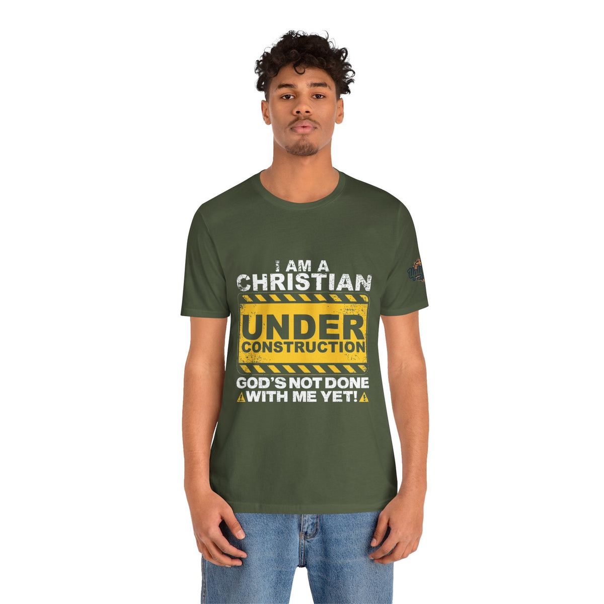 Christian Under Construction T-shirt | God Is Not Done With Me Yet T-shirt Printify