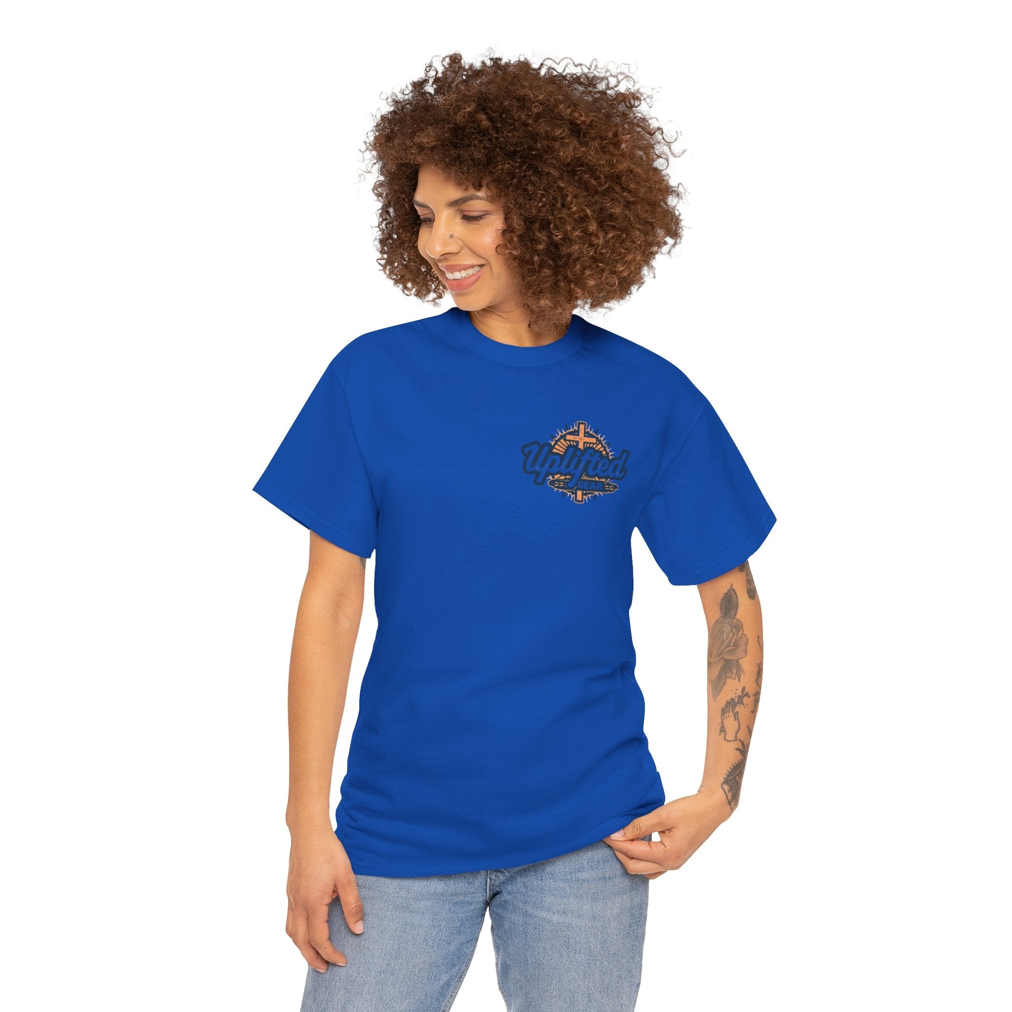 Religious Graphic Armor Of God Design - Unisex Heavy Cotton Tee Printify