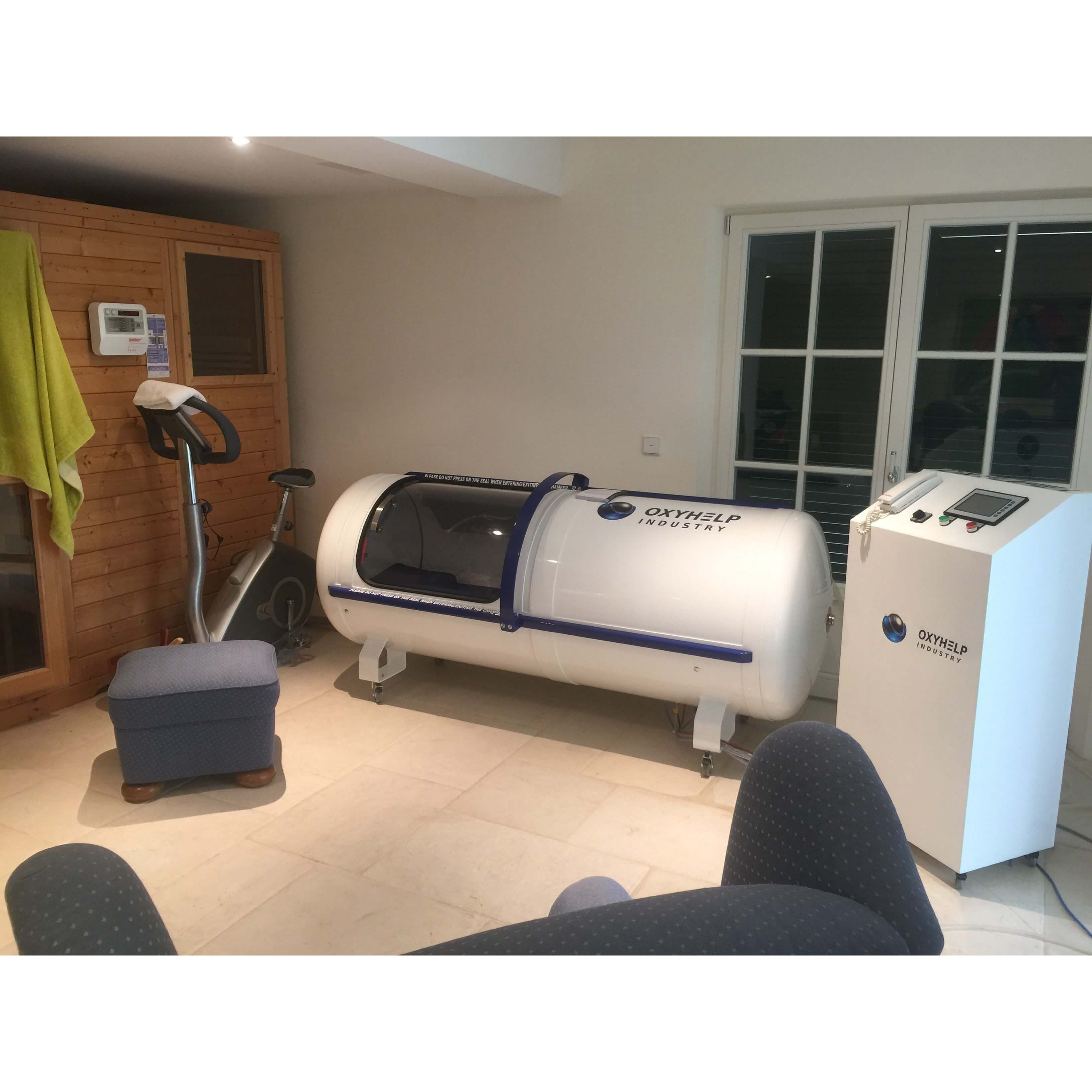 OxyHelp Monoplace 2.0ATA Premium Oxygen Therapy Chamber LifeMed USA
