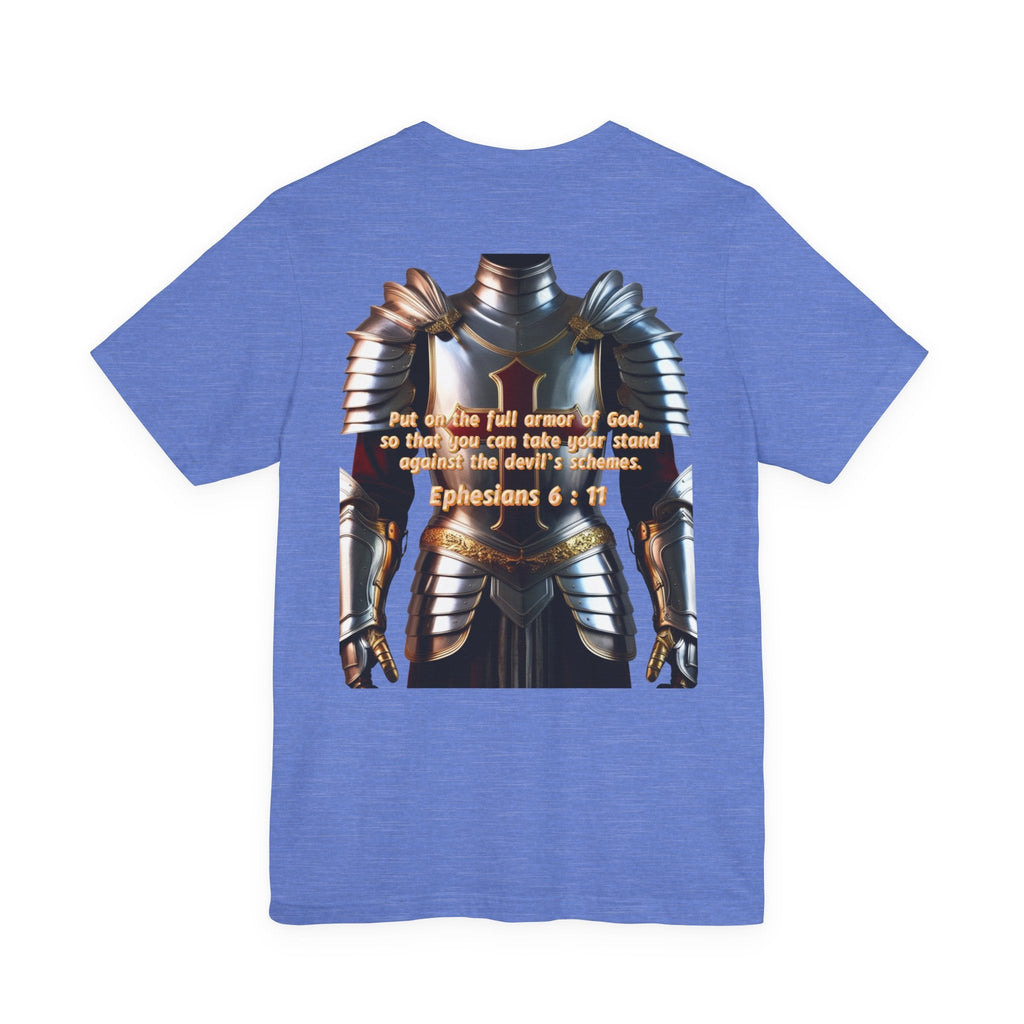 Religious Graphic Armor Of God Design - Unisex Jersey Short Sleeve Tee Printify