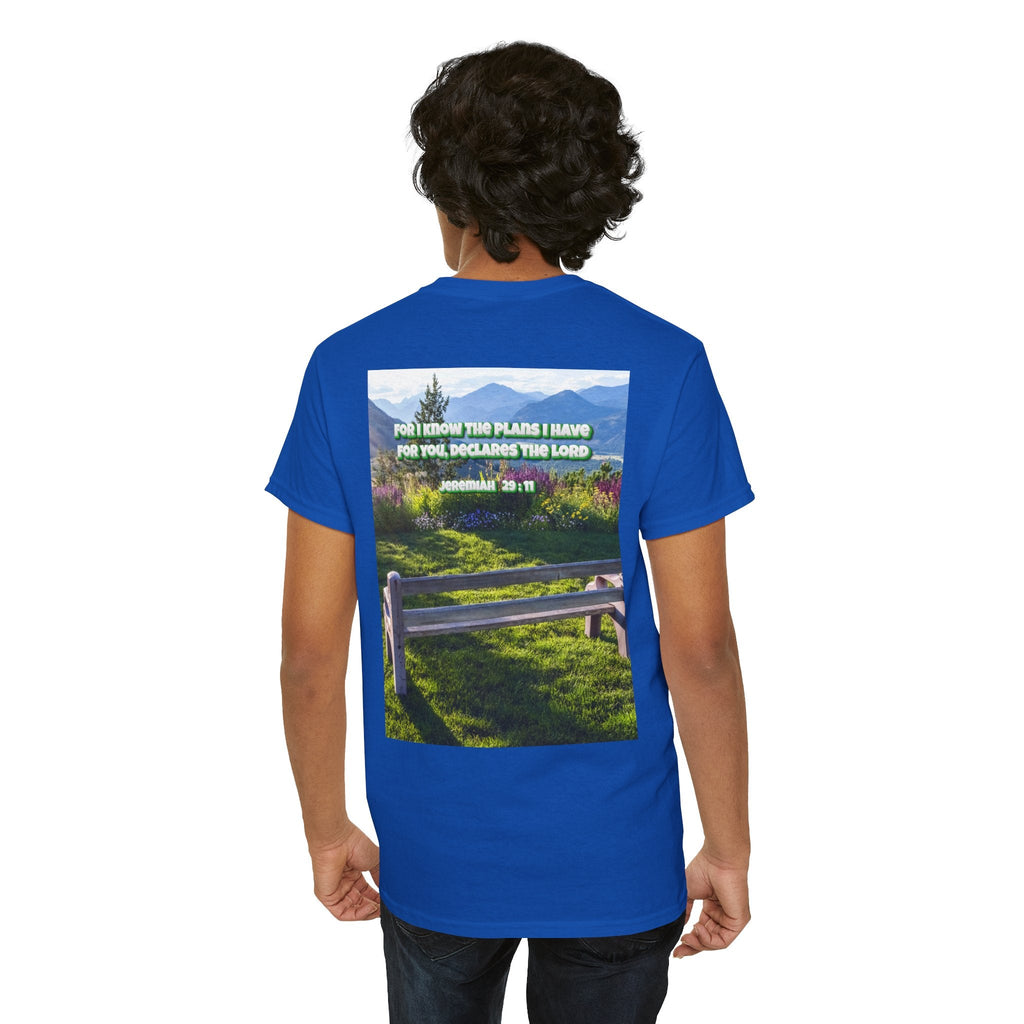 Bible Verse Unisex Tee -  Jeremiah 29 : 11 Printify