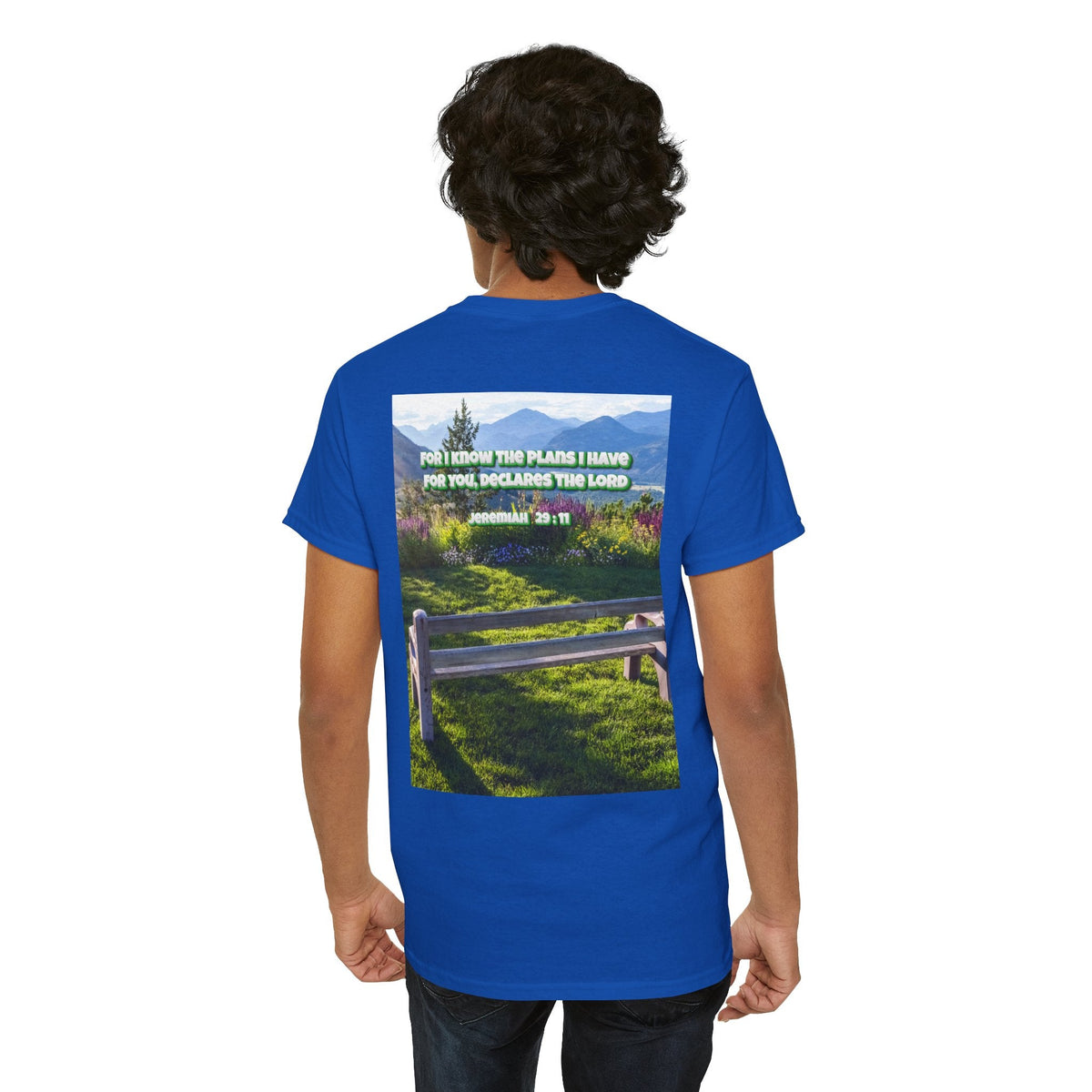 Bible Verse Unisex Tee -  Jeremiah 29 : 11 Printify
