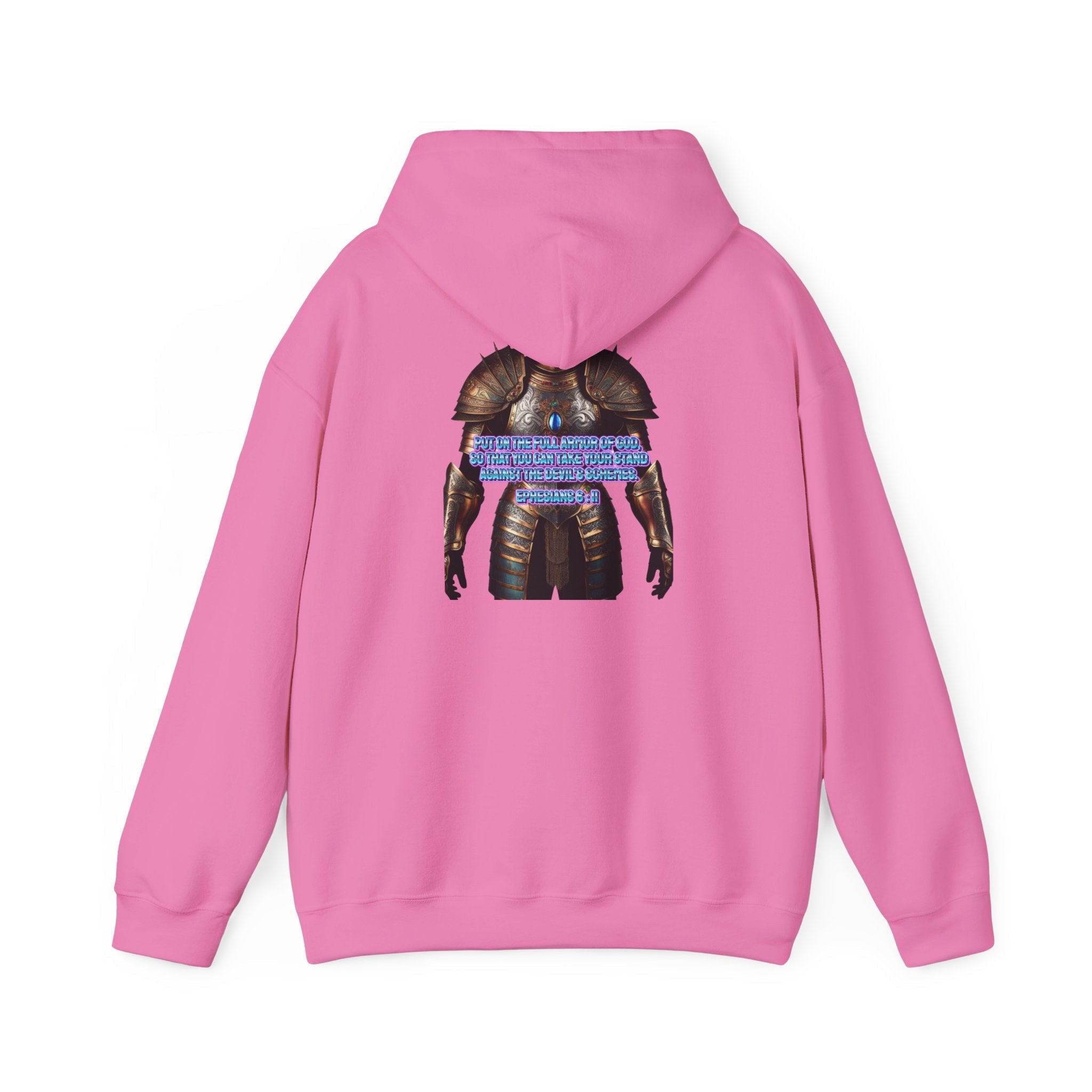 Religious Graphic Armor Of God Design - Unisex Heavy Blend™ Hooded Sweatshirt Printify