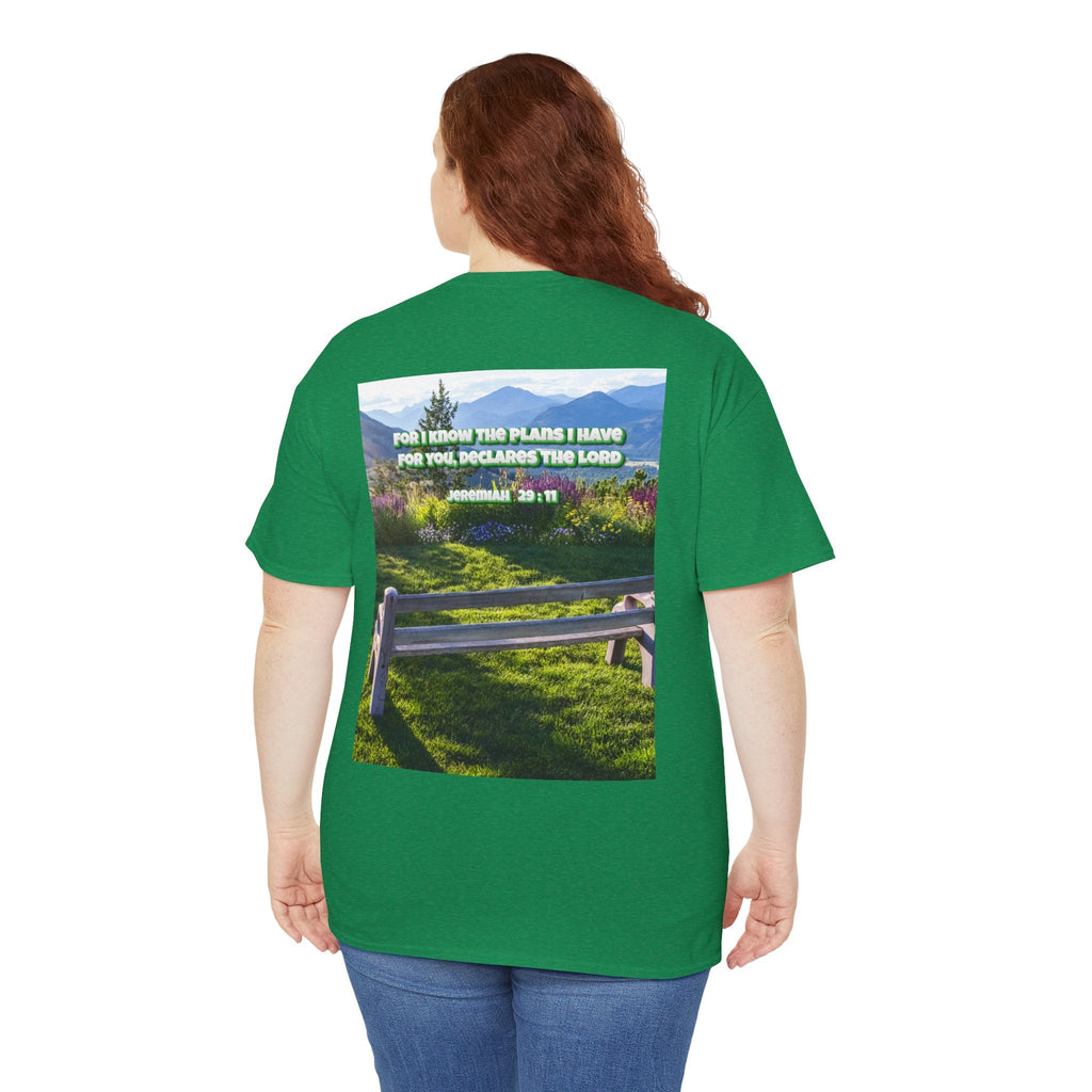 Bible Verse Unisex Tee -  Jeremiah 29 : 11 Printify