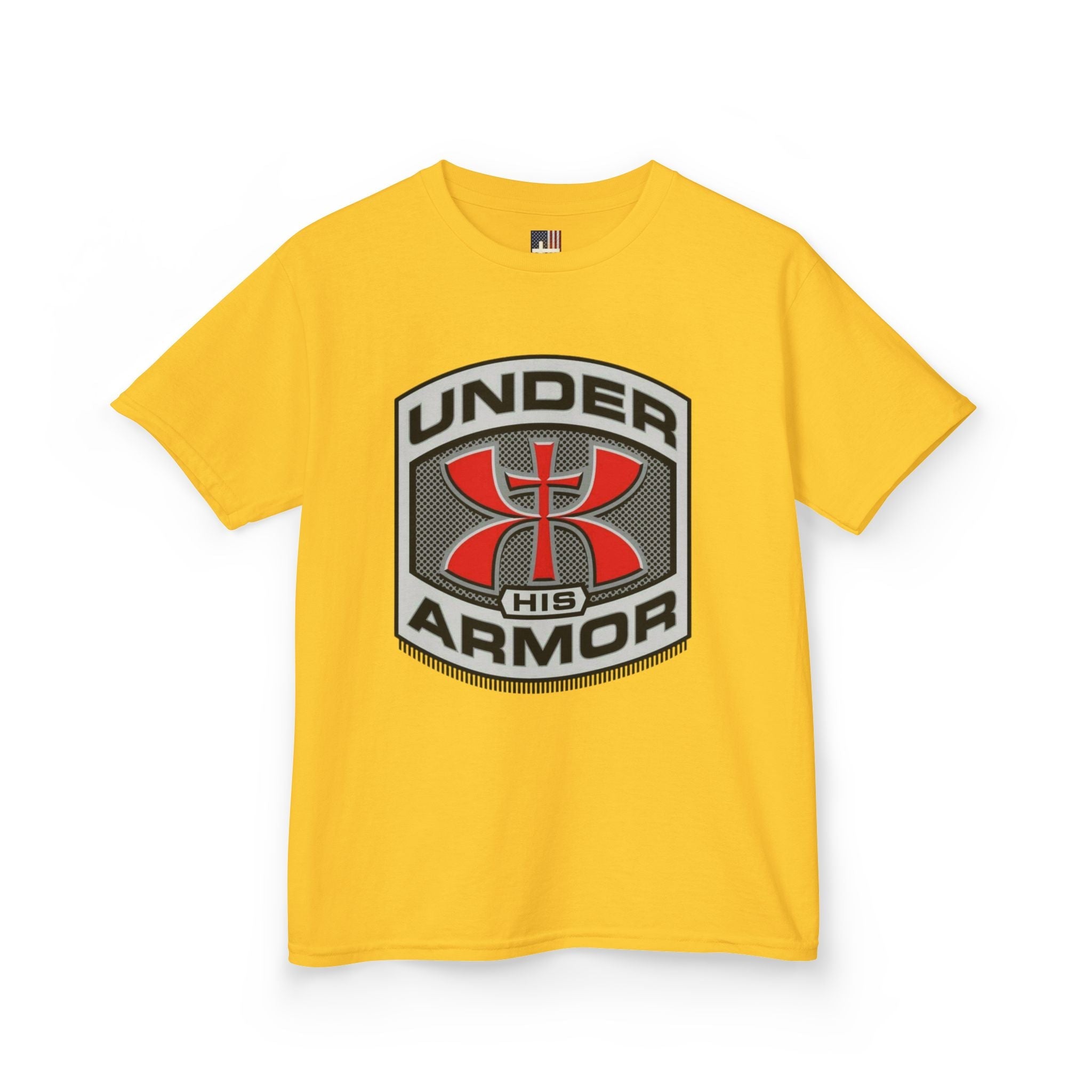 Under HIS Armor Christian T-Shirt — Faith-Inspired Under Armour Style Printify