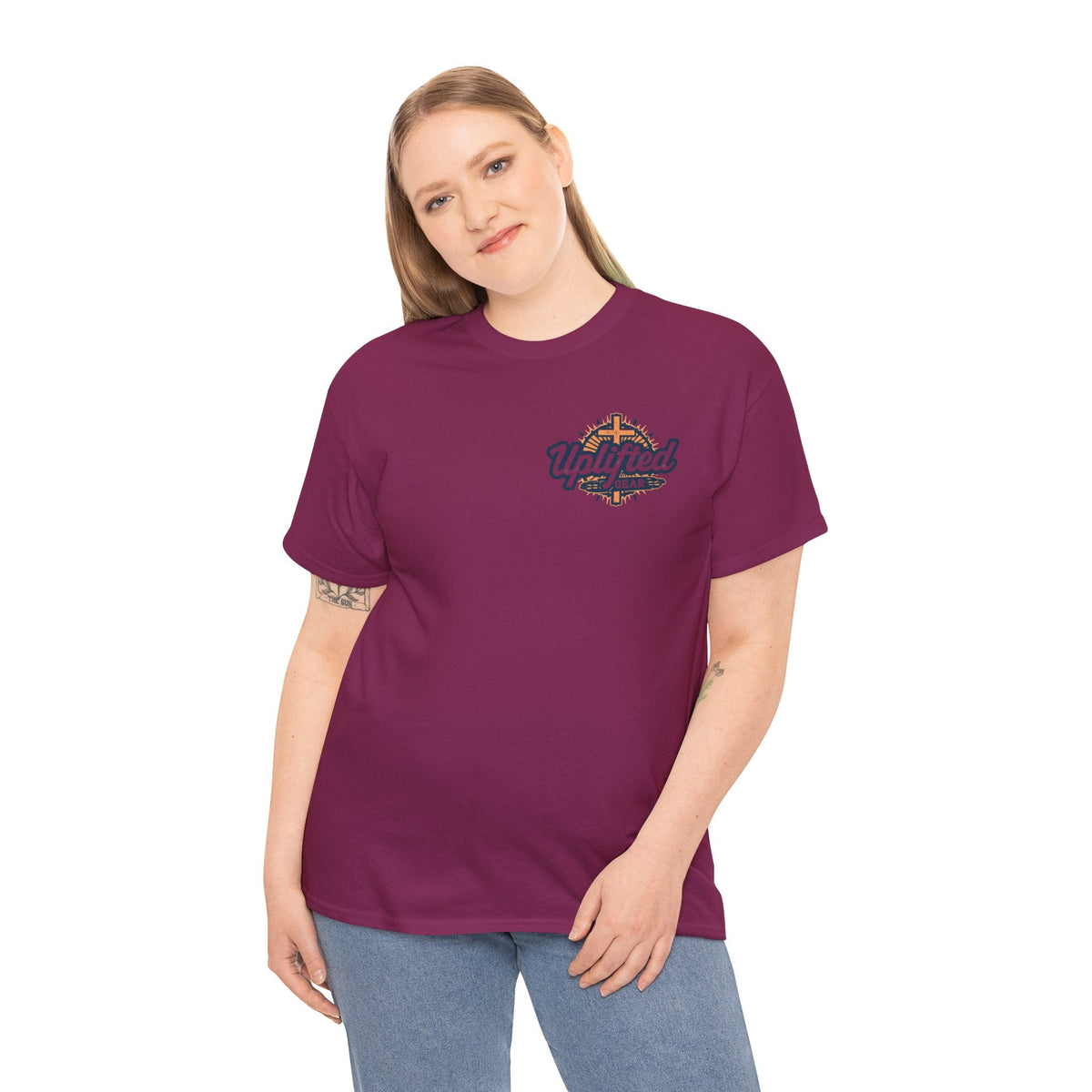 Trust in The Lord Proverbs 3:5-6 Biblical Design Unisex Heavy Cotton Tee Printify