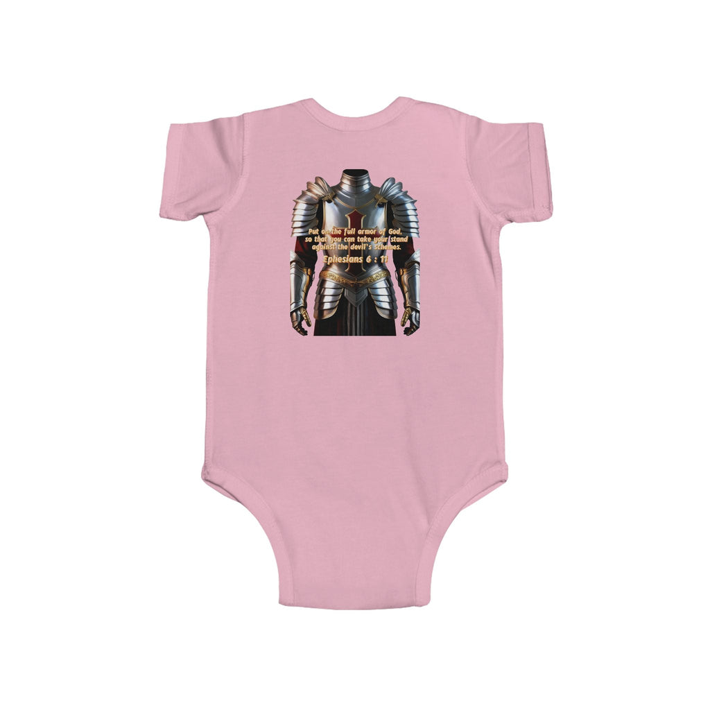 Religious Graphic Armor Of God Design - Infant Fine Jersey Bodysuit Printify