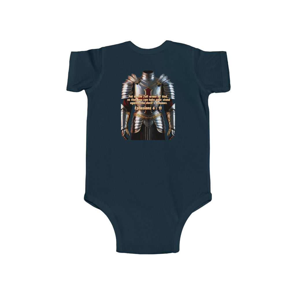 Religious Graphic Armor Of God Design - Infant Fine Jersey Bodysuit Printify
