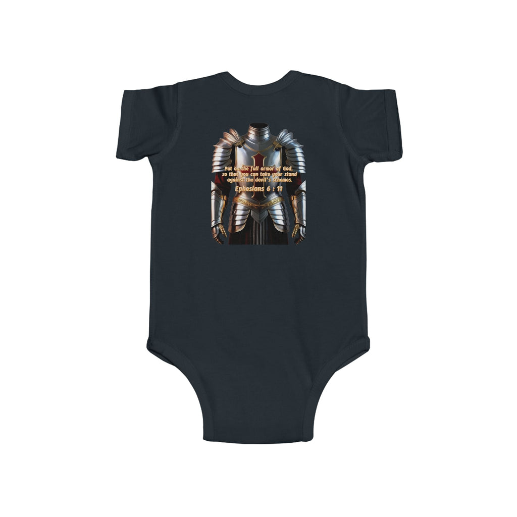 Religious Graphic Armor Of God Design - Infant Fine Jersey Bodysuit Printify