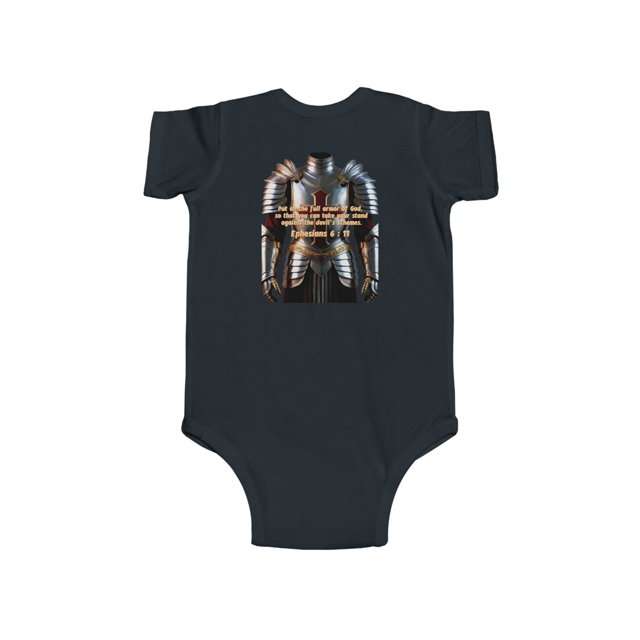 Religious Graphic Armor Of God Design - Infant Fine Jersey Bodysuit Printify