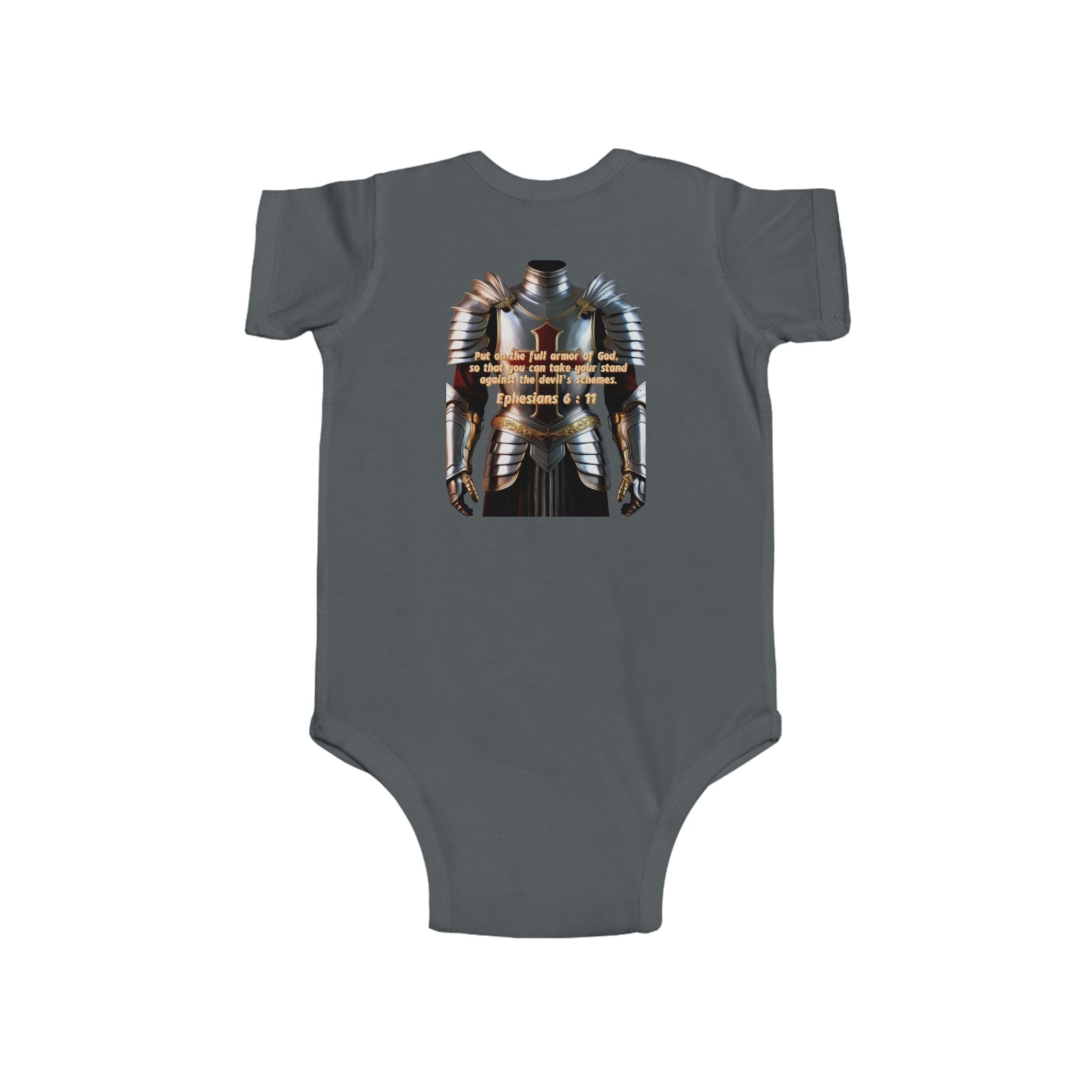 Religious Graphic Armor Of God Design - Infant Fine Jersey Bodysuit Printify