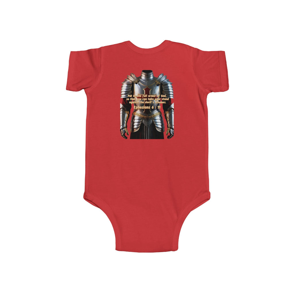Religious Graphic Armor Of God Design - Infant Fine Jersey Bodysuit Printify