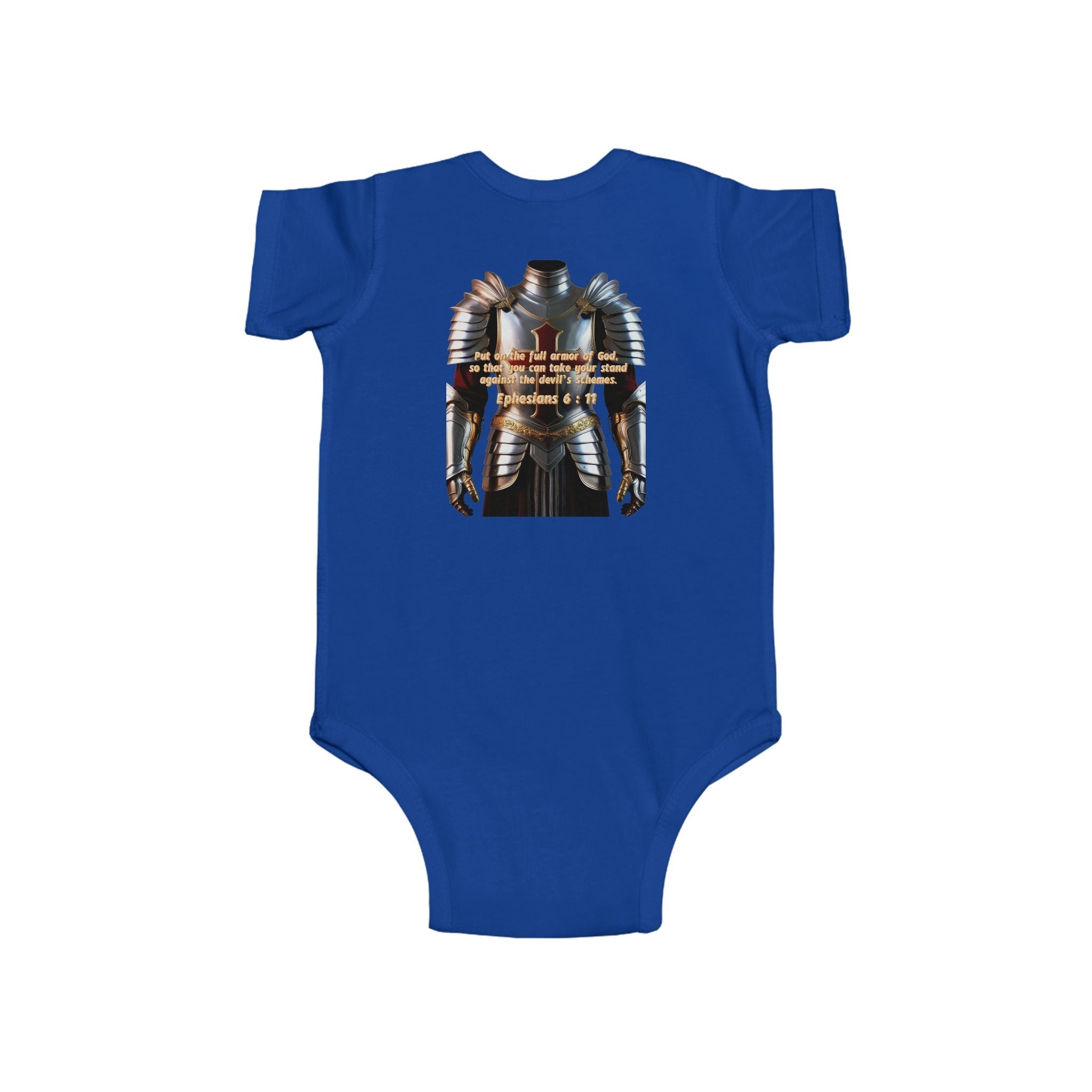 Religious Graphic Armor Of God Design - Infant Fine Jersey Bodysuit Printify