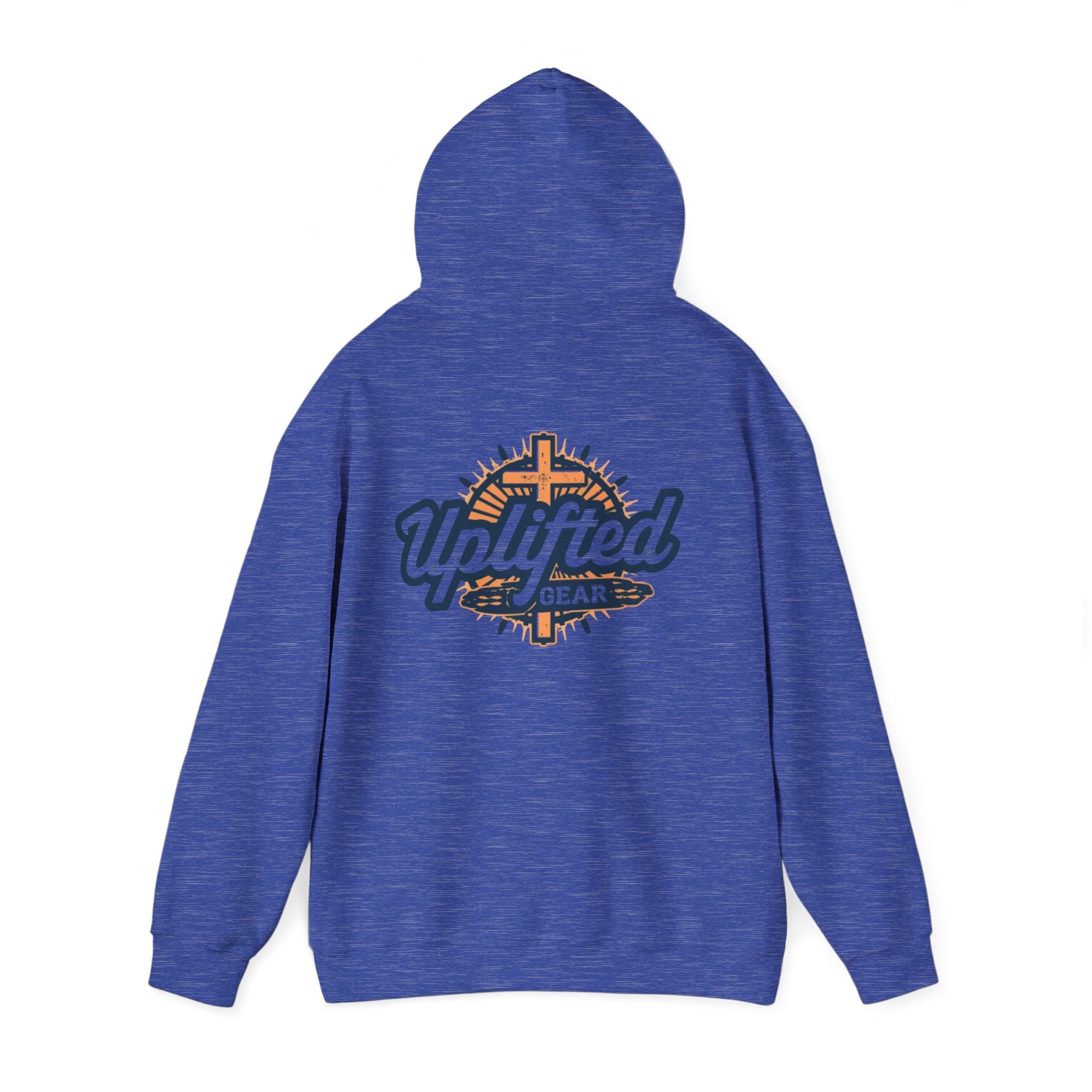 Uplifted Gear Christian Hoodie – Bold Logo Faith Hoodie for Inspired Living Printify