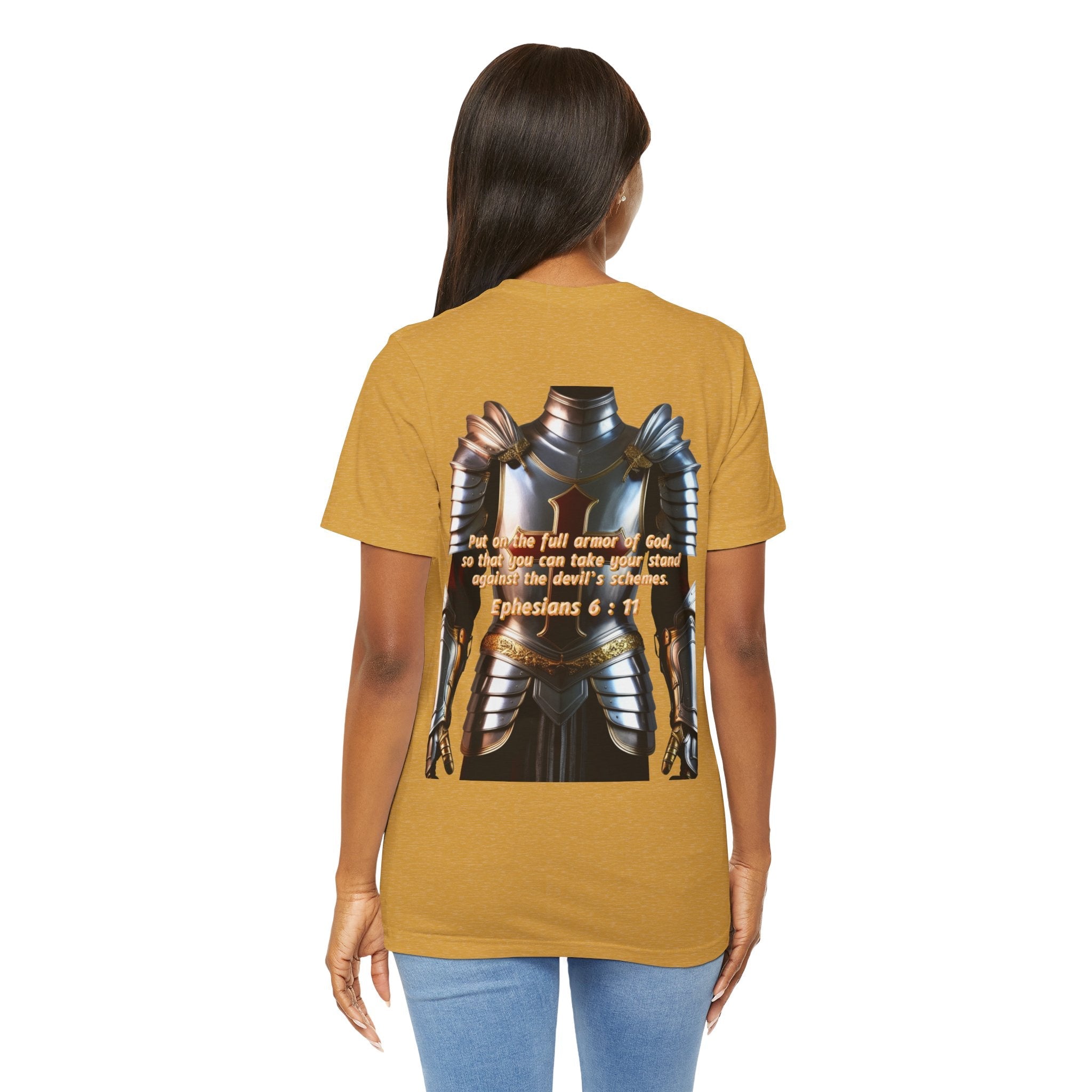 Religious Graphic Armor Of God Design - Unisex Jersey Short Sleeve Tee Printify