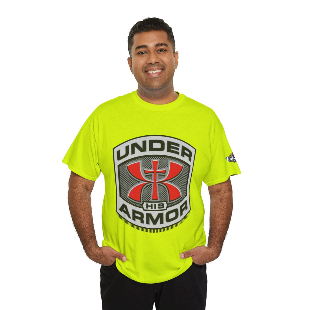 Under HIS Armor Christian T-Shirt — Faith-Inspired Under Armour Style Printify