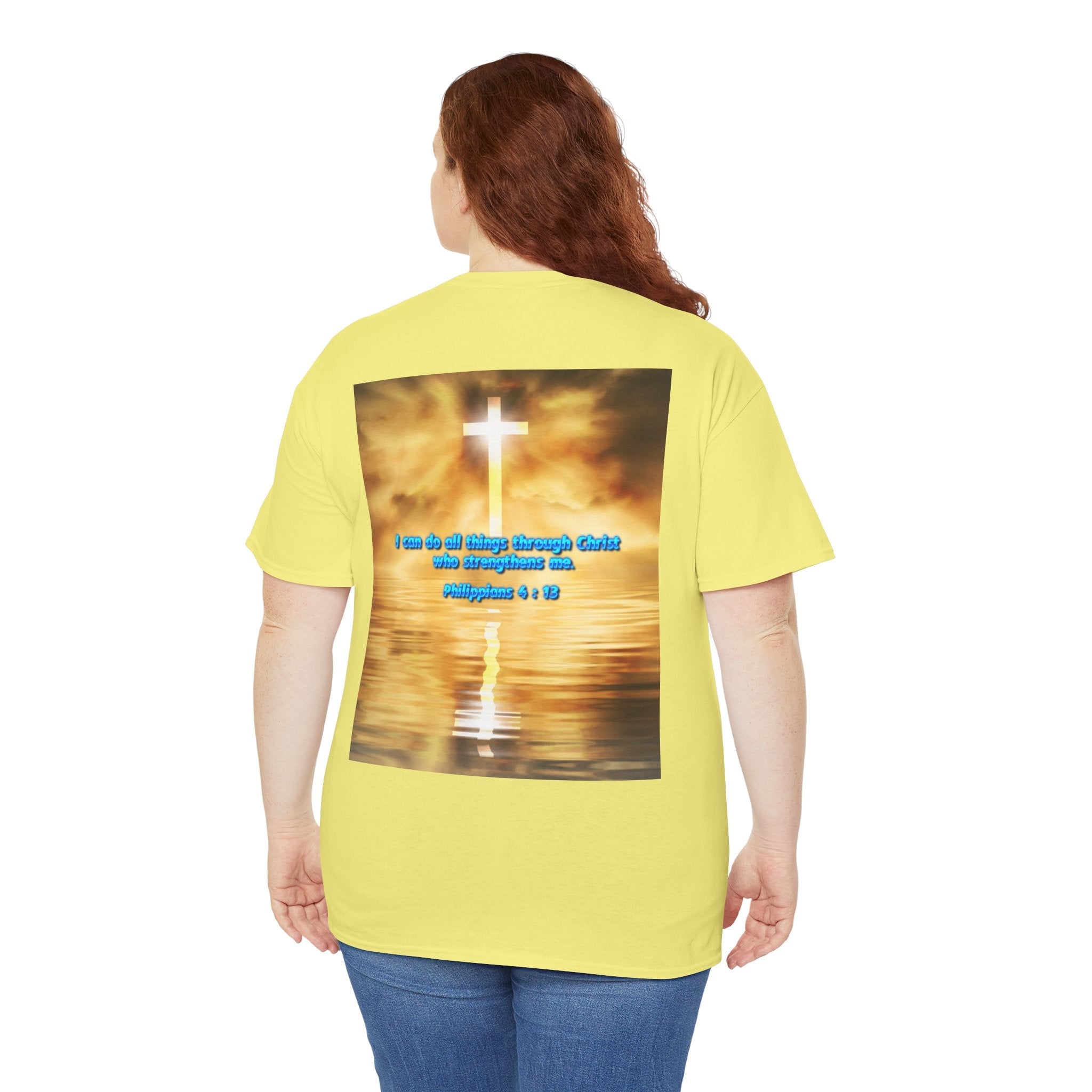 Bible Verse Unisex Tee - Philippians 4 : 13 Printify