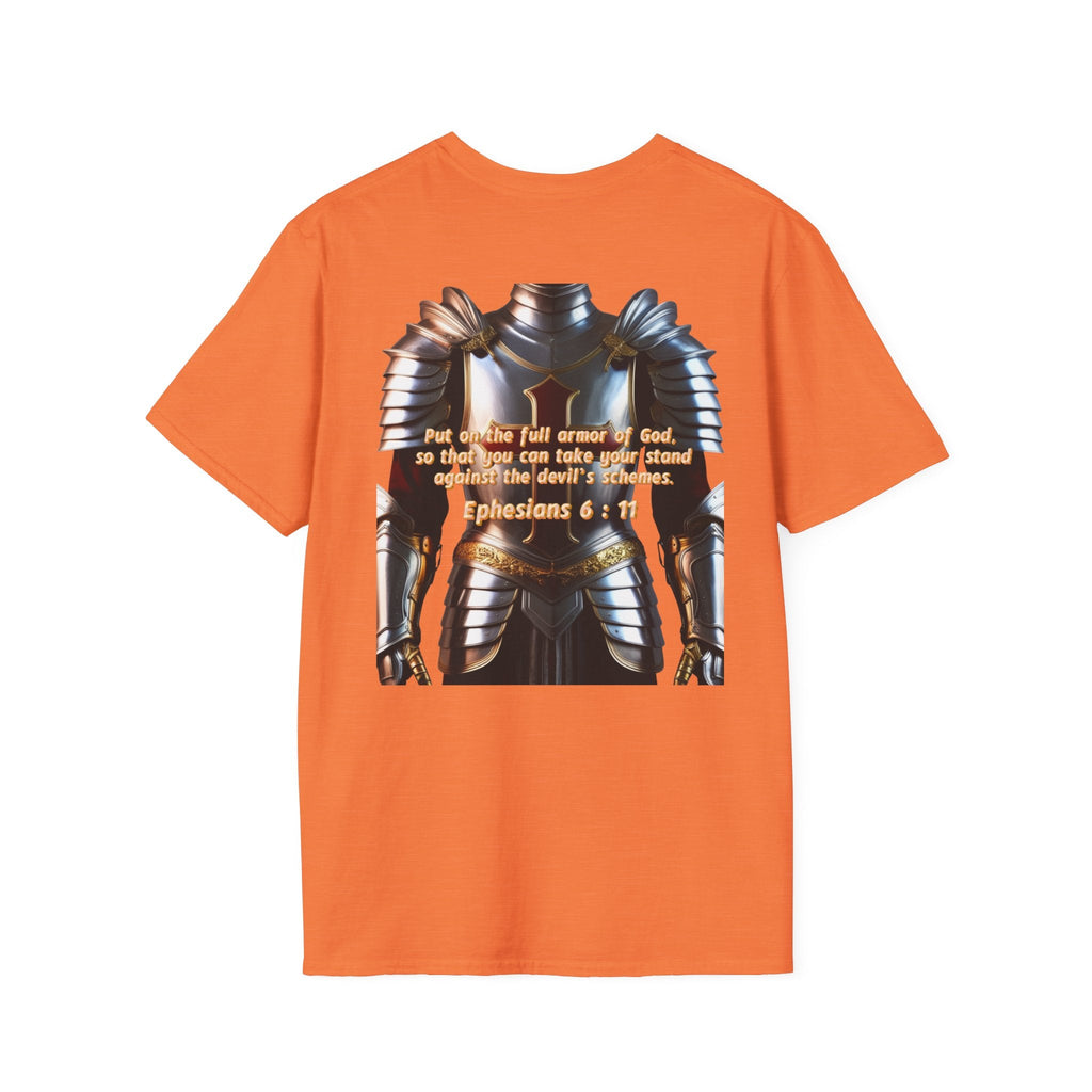 Religious Graphic Armor Of God Design - Unisex Softstyle T-Shirt Printify