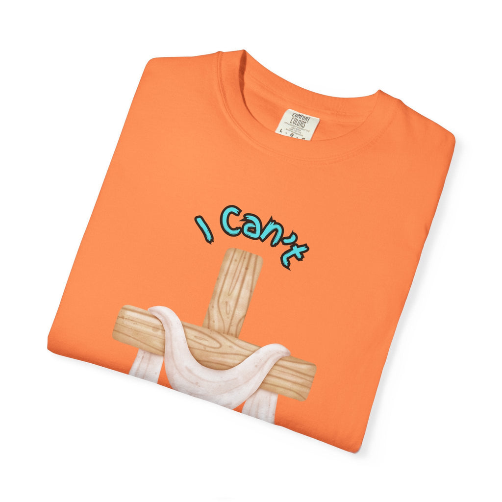 I Can’t, But I Know a Guy T-Shirt – Jesus Cross Christian Tee for Faithful Humor Printify