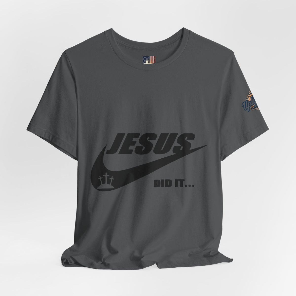 Jesus Did It T-shirt - Funny Christian Parody T-shirt - Faith & Victory Apparel Printify