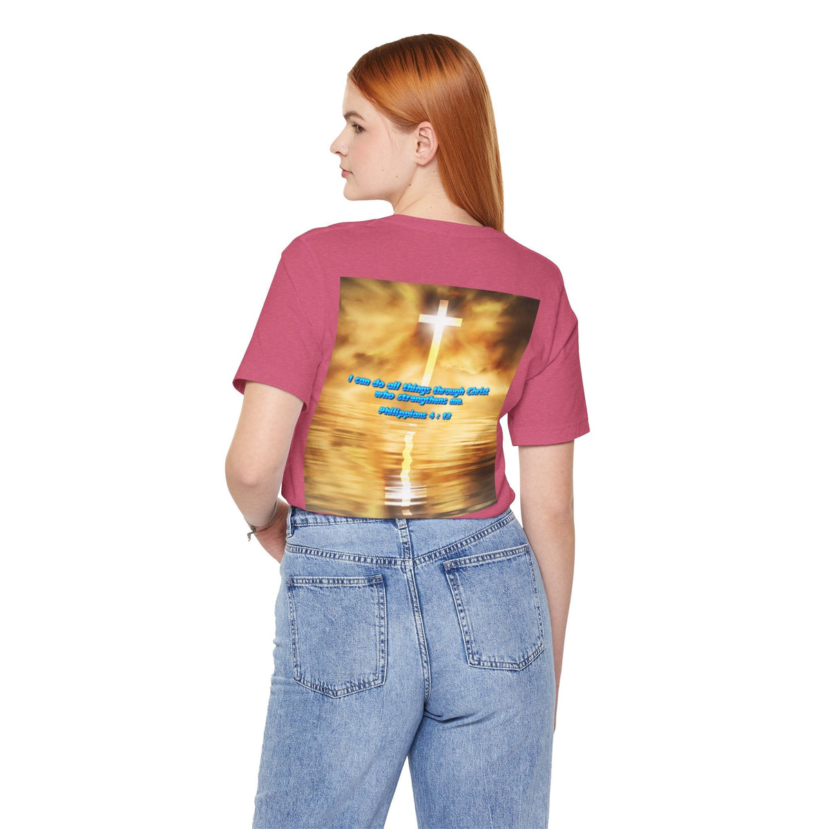 Unisex Tee Bible Verse - Philippians 4 : 13 Printify