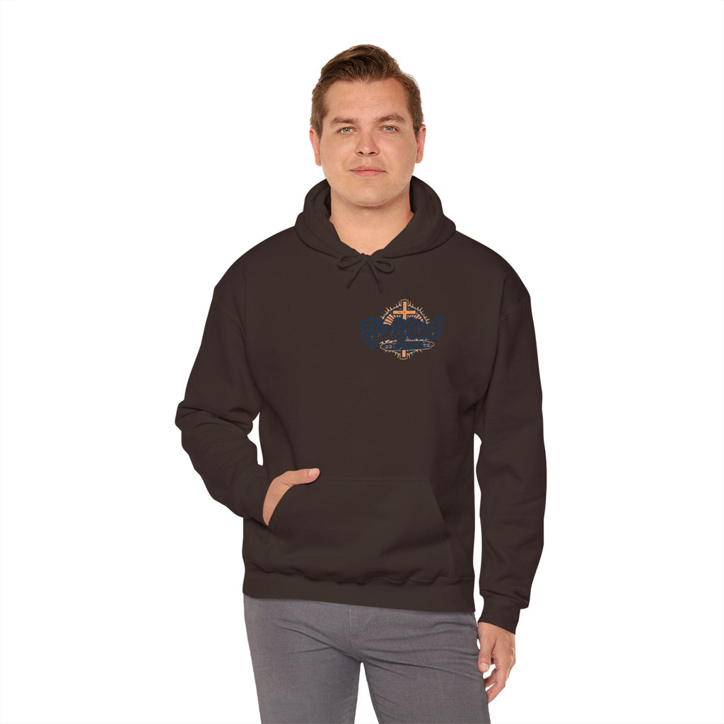 God Created Adam and Eve Hoodie – Biblical Truth Christian Hoodie for Unshakable Faith Printify